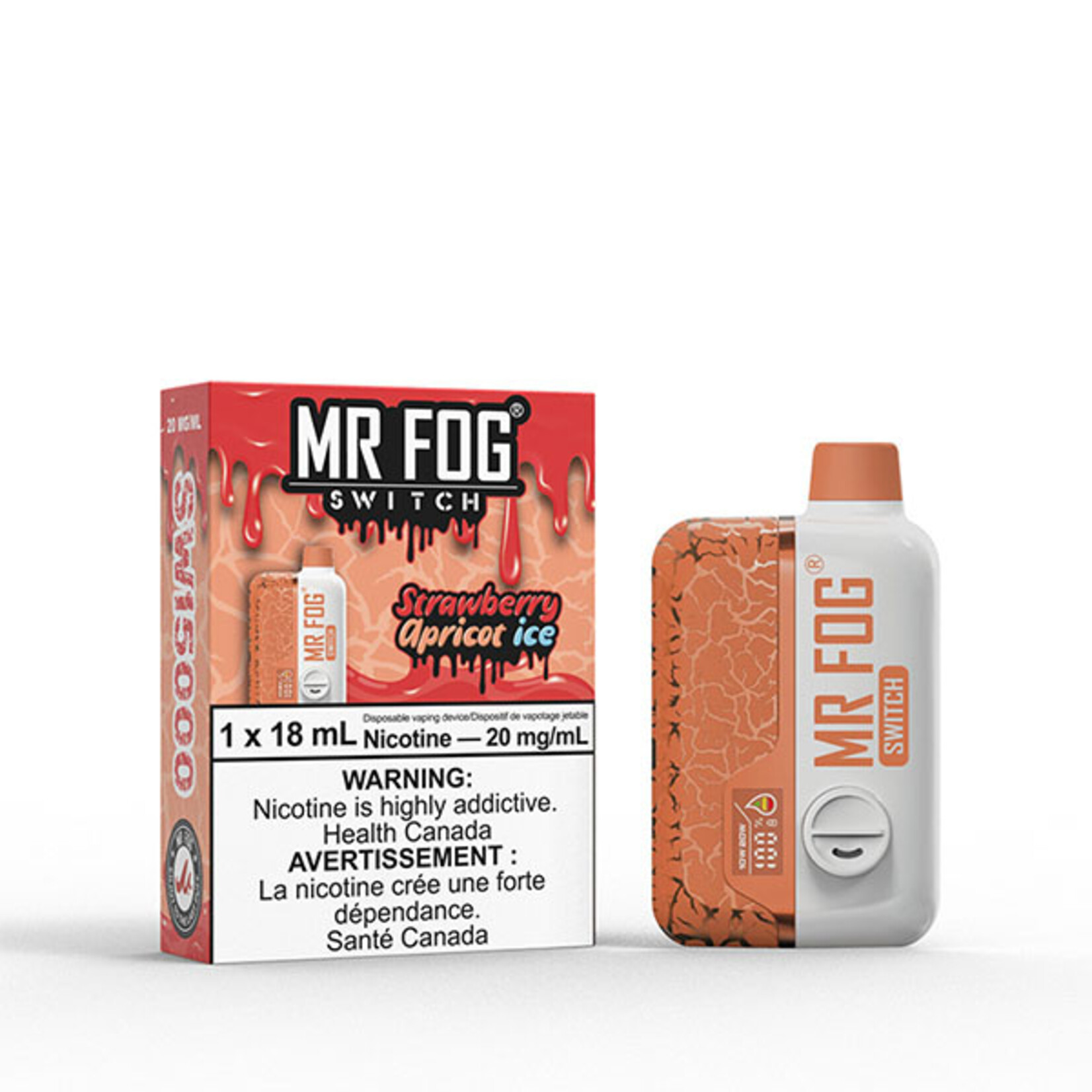 MR FOG SWP02 - MR FOG SWITCH SW15000 Strawberry Apricot Ice