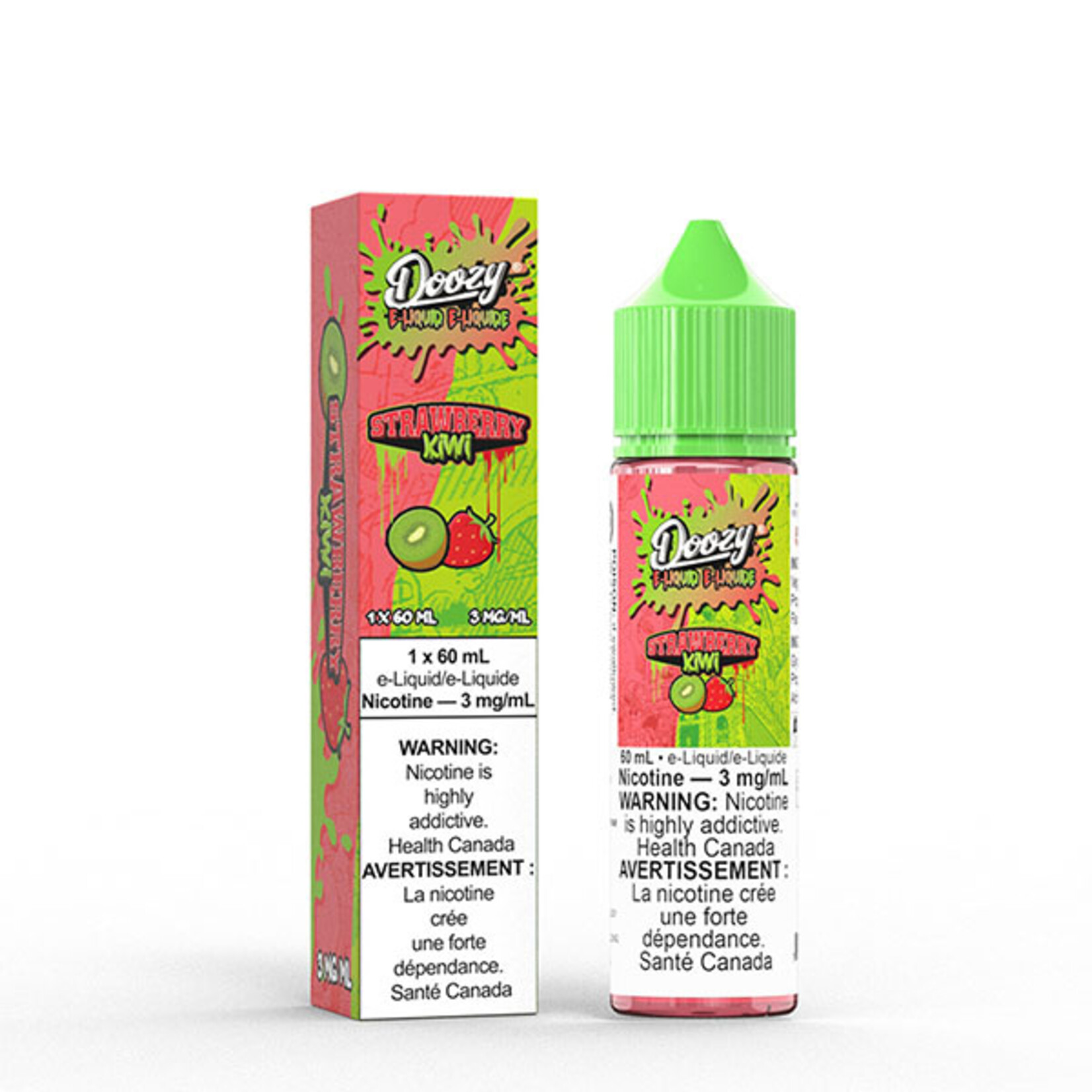 DOOZY DZE23 - DOOZY Strawberry Kiwi E-liquid - 60ml Freebase