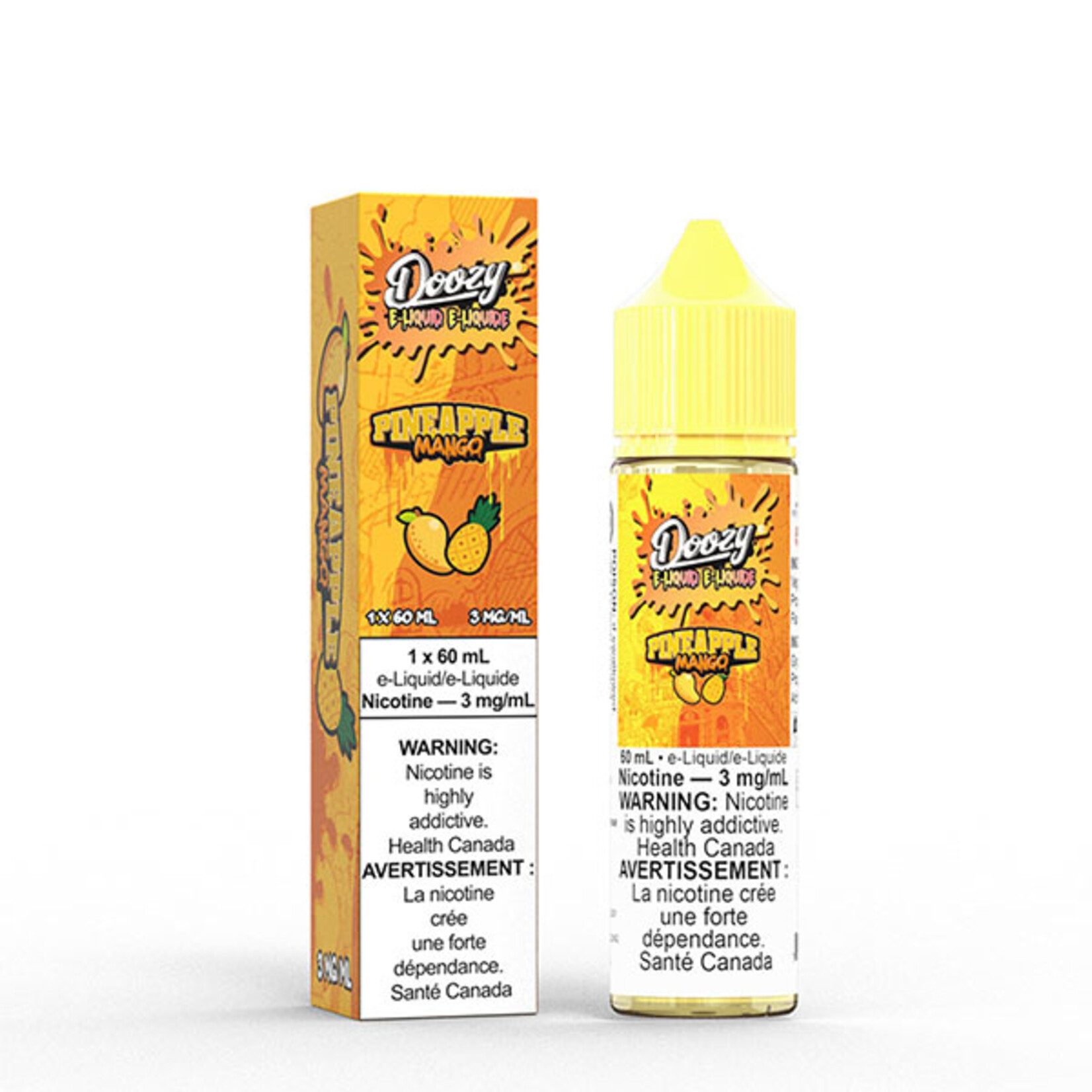 DOOZY DZE20 - DOOZY Pineapple Mango E-liquid - 60ml Freebase