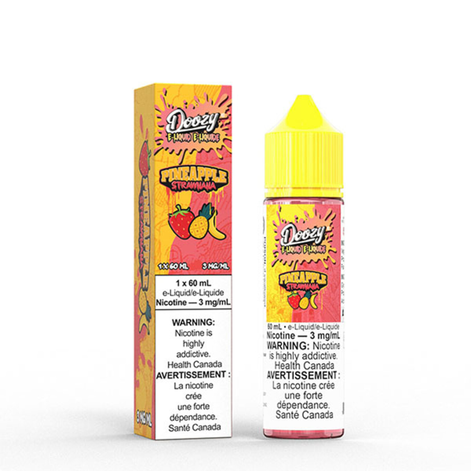 DOOZY DZE08 - DOOZY Pineapple Strawnana E-liquid - 60ml