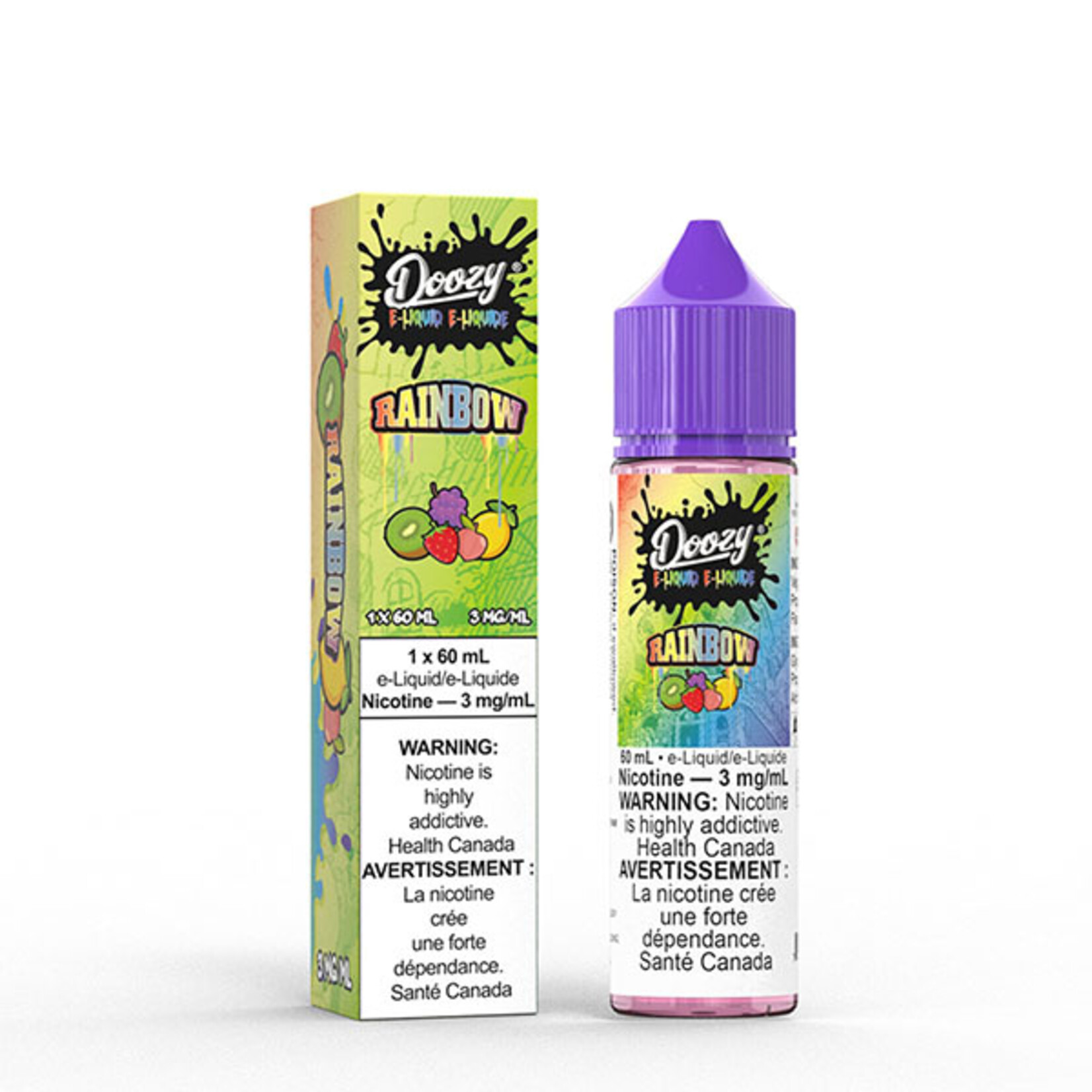 DOOZY DZE03 - DOOZY Rainbow E-liquid - 60ml Freebase