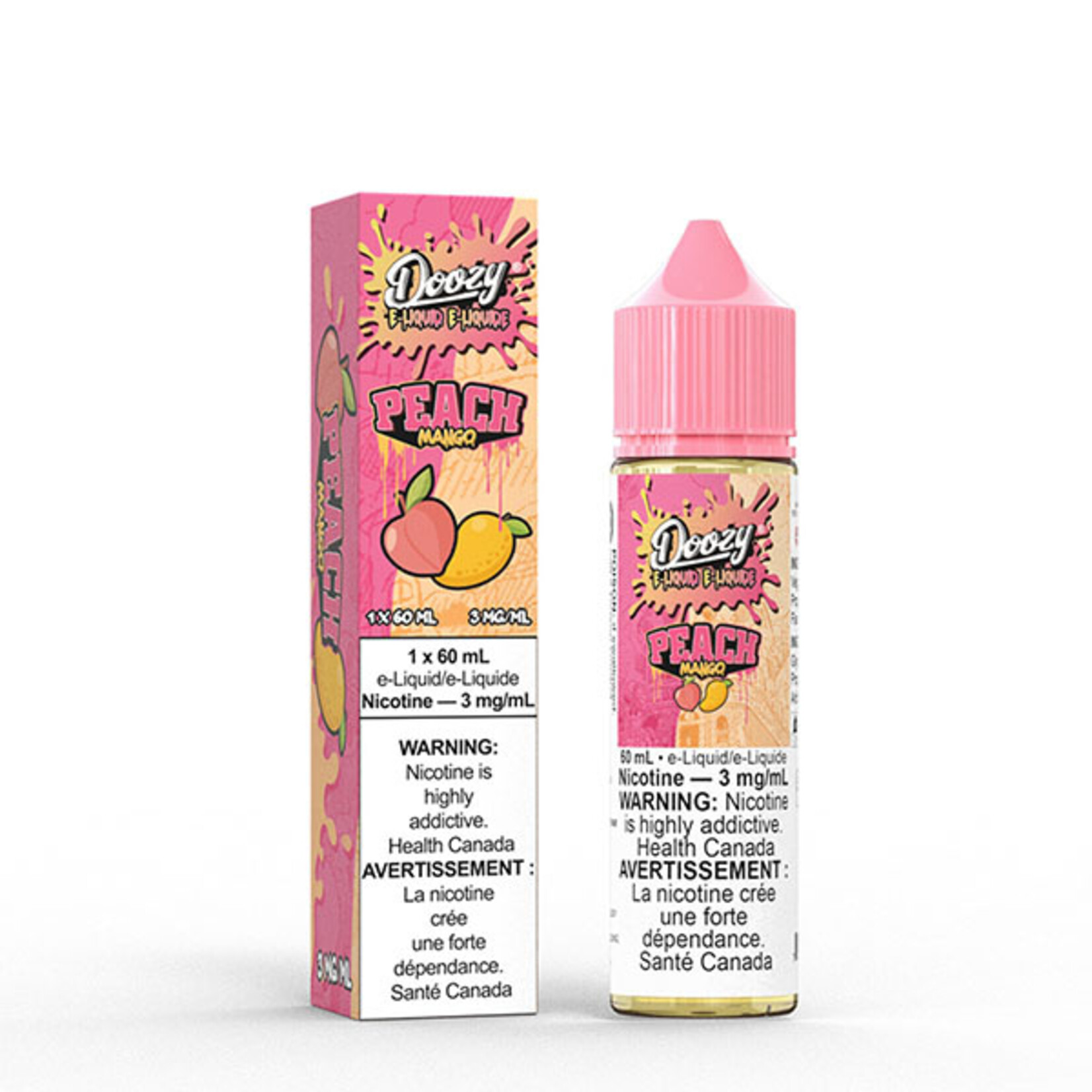 DOOZY DZE01 - DOOZY Peach Mango E-liquid - 60ml Freebase