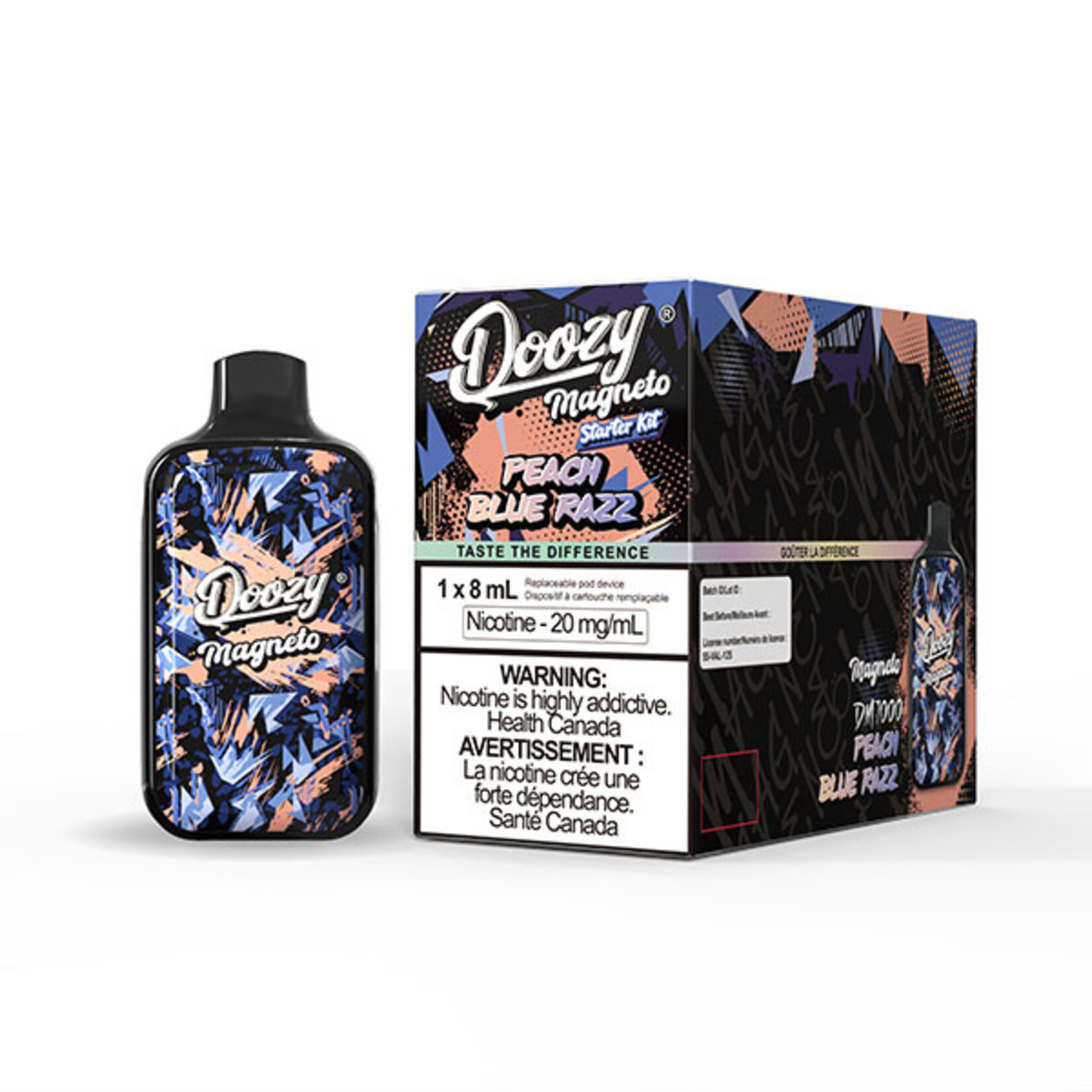 DOOZY DZMG24 - DOOZY MAGNETO DM7000 Starter Kit Peach Blue Razz