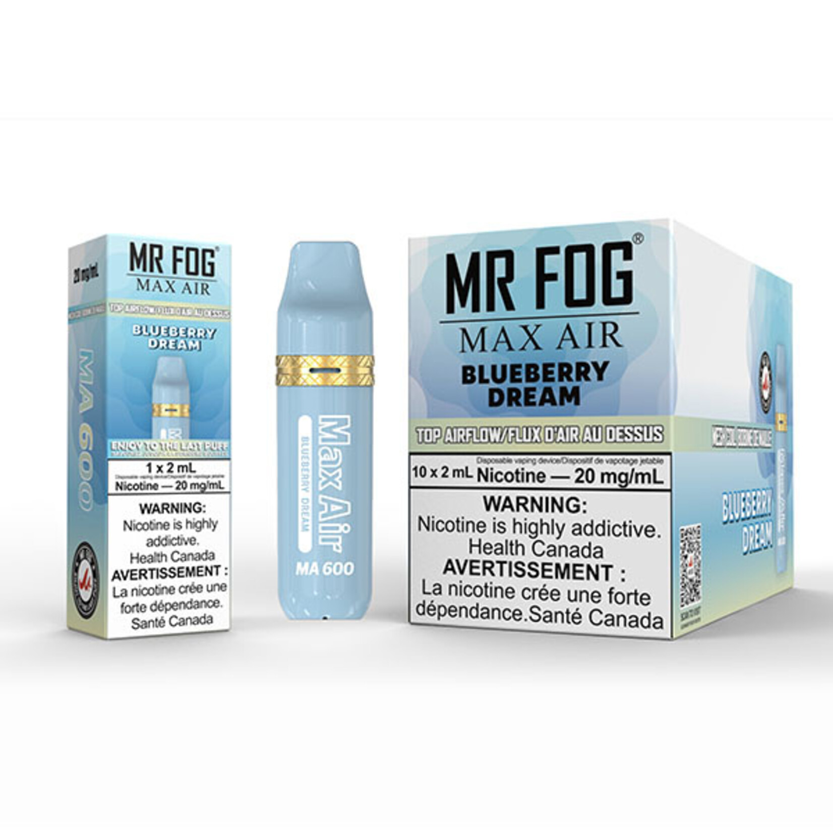 MR FOG MAM11 - MR FOG MA600 Blueberry Dream (Federal Stamp Only)