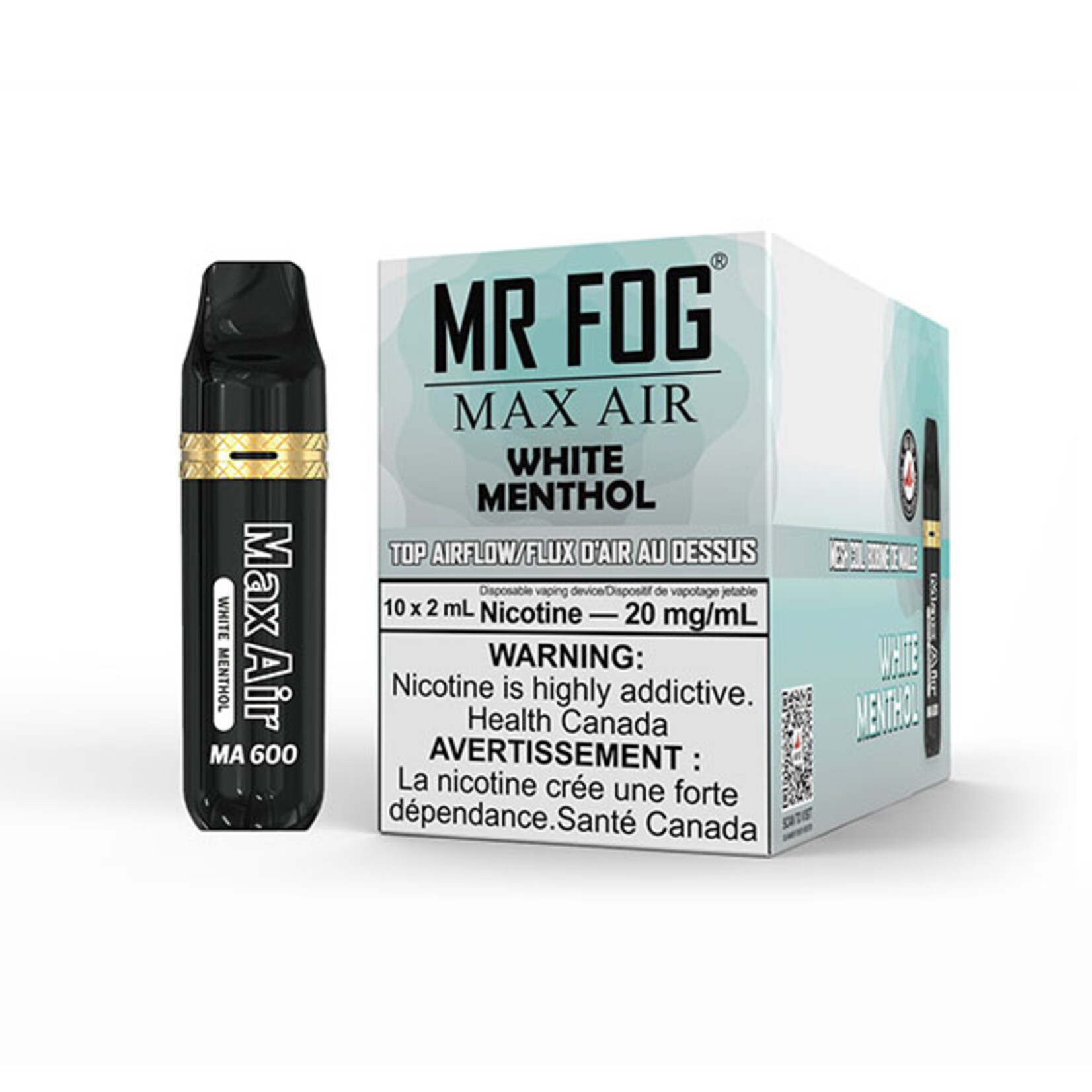 MR FOG MAM15 - MR FOG MA600 White Menthol (Federal Stamp Only)