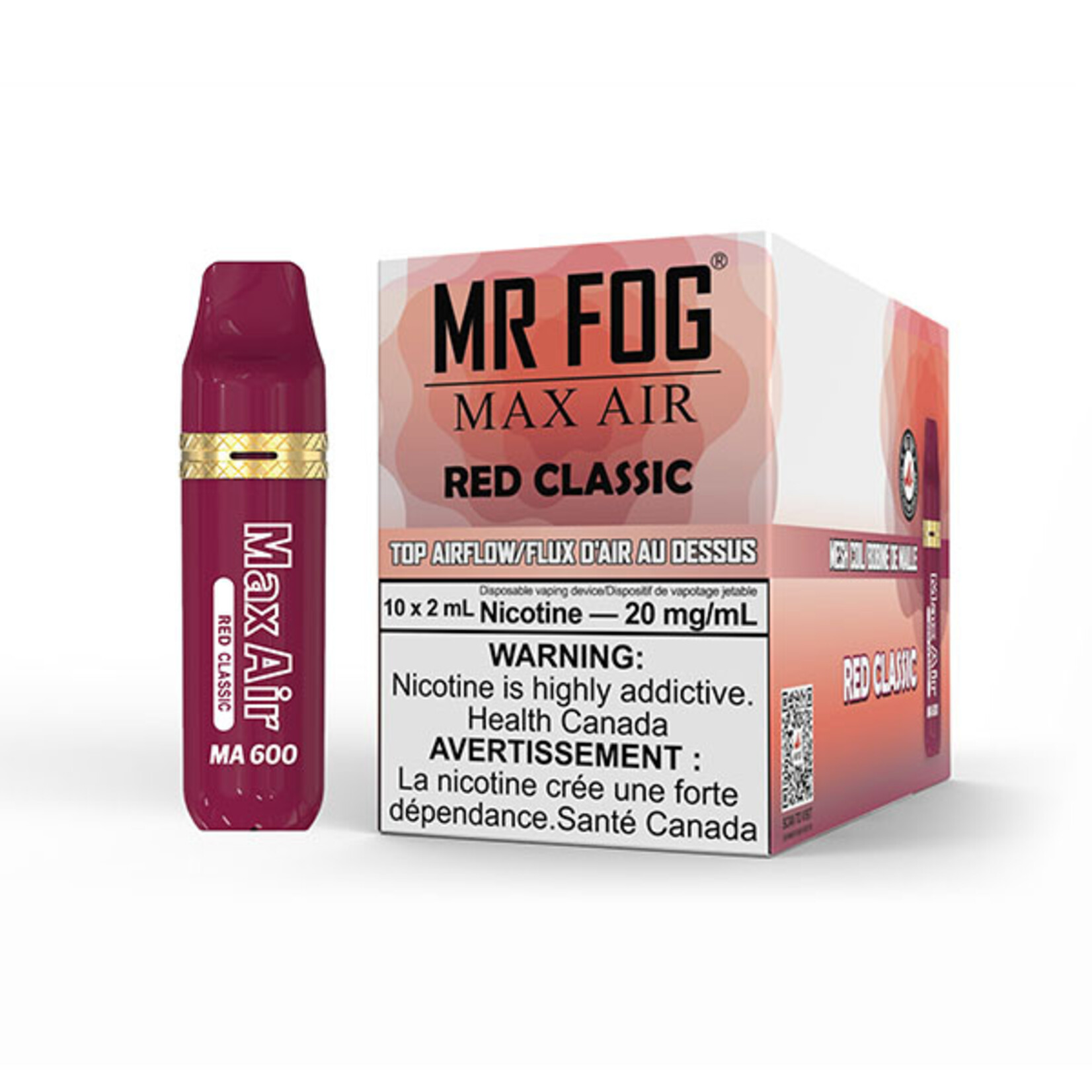 MR FOG MAM12 - MR FOG MA600 Red Classic (Federal Stamp Only)