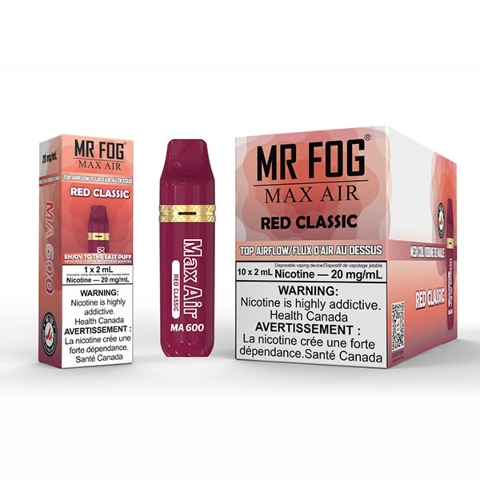 MR FOG MAM12 - MR FOG MA600 Red Classic (Federal Stamp Only)