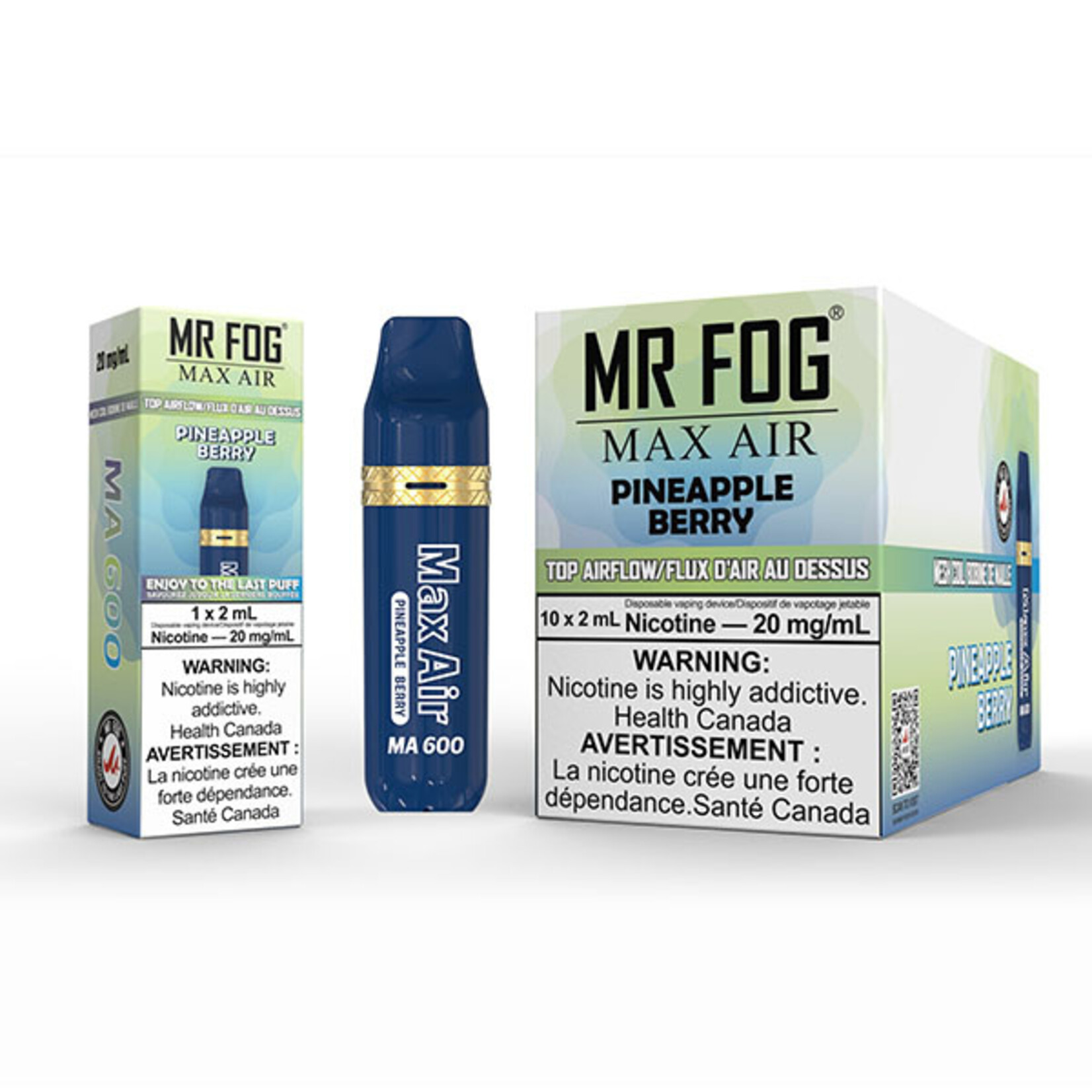 MR FOG MAM09 - MR FOG MA600 Pineapple Berry (Federal Stamp Only)