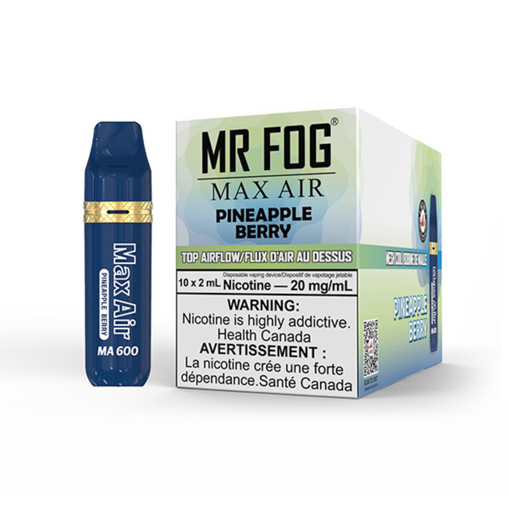 MR FOG MAM09 - MR FOG MA600 Pineapple Berry (Federal Stamp Only)