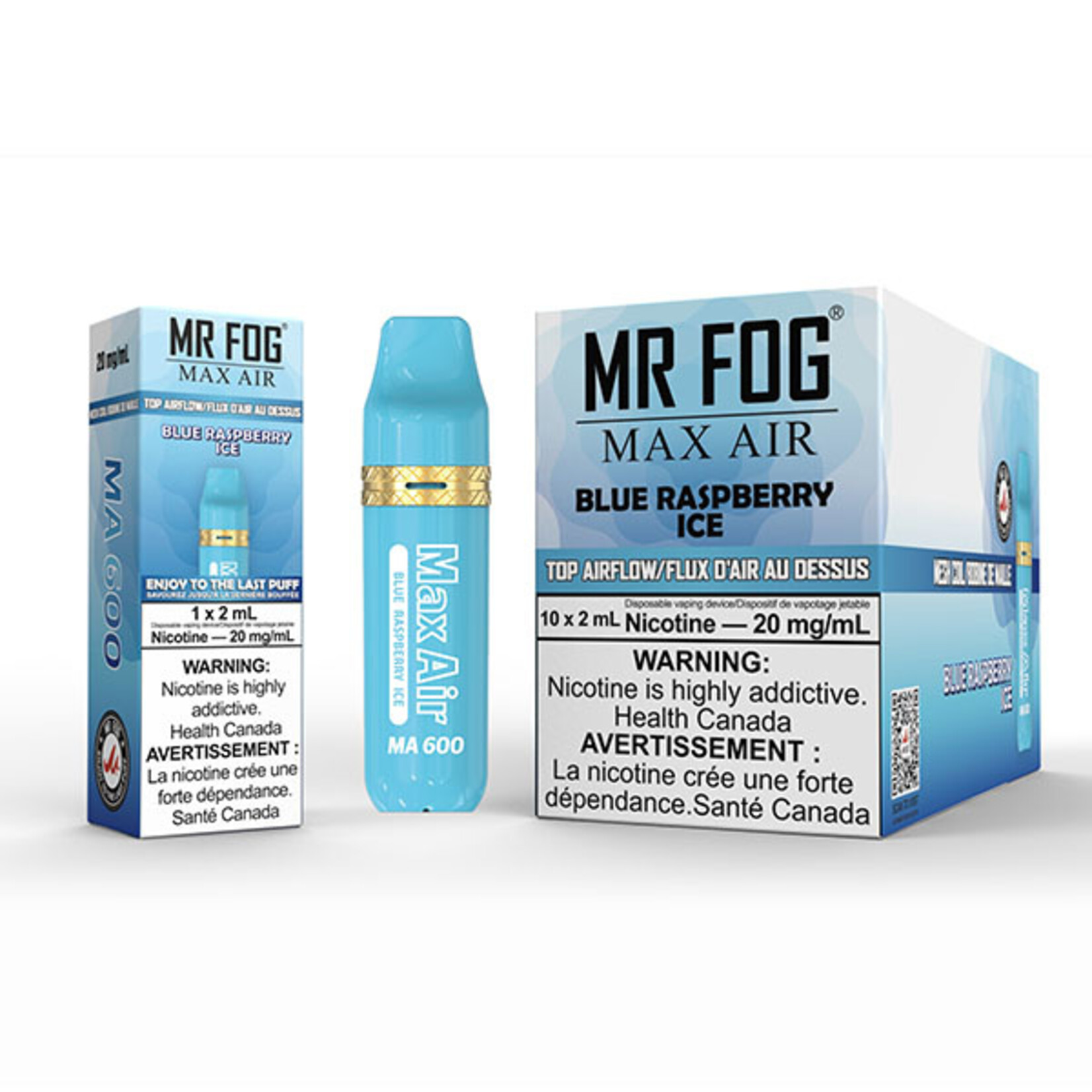 MR FOG MAM08 - MR FOG MA600 Blue Raspberry Ice (Federal Stamp Only)