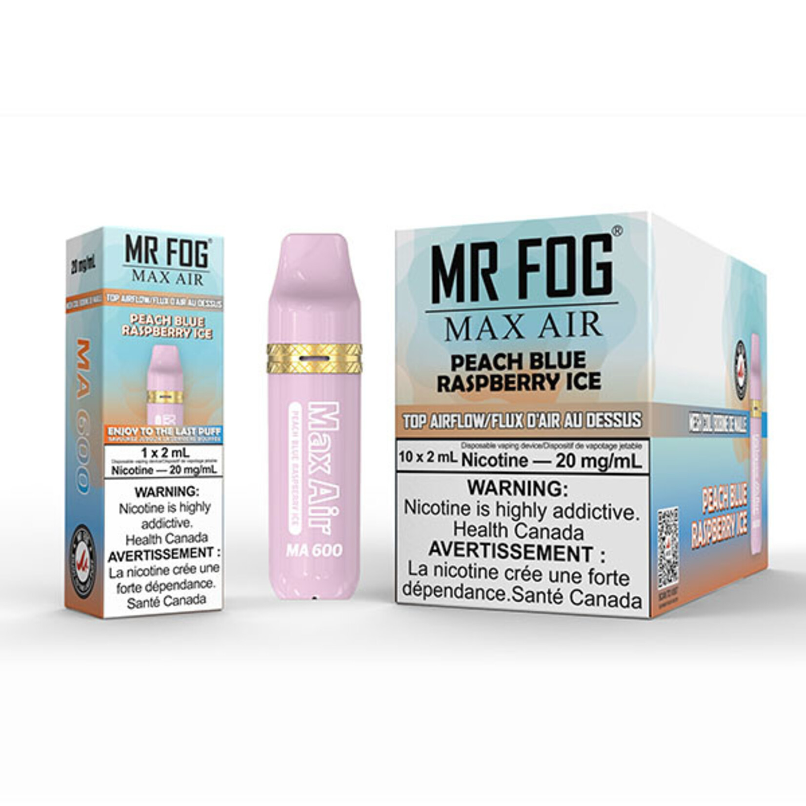 MR FOG MAM03 - MR FOG MA600 Peach Blue Raspberry Ice