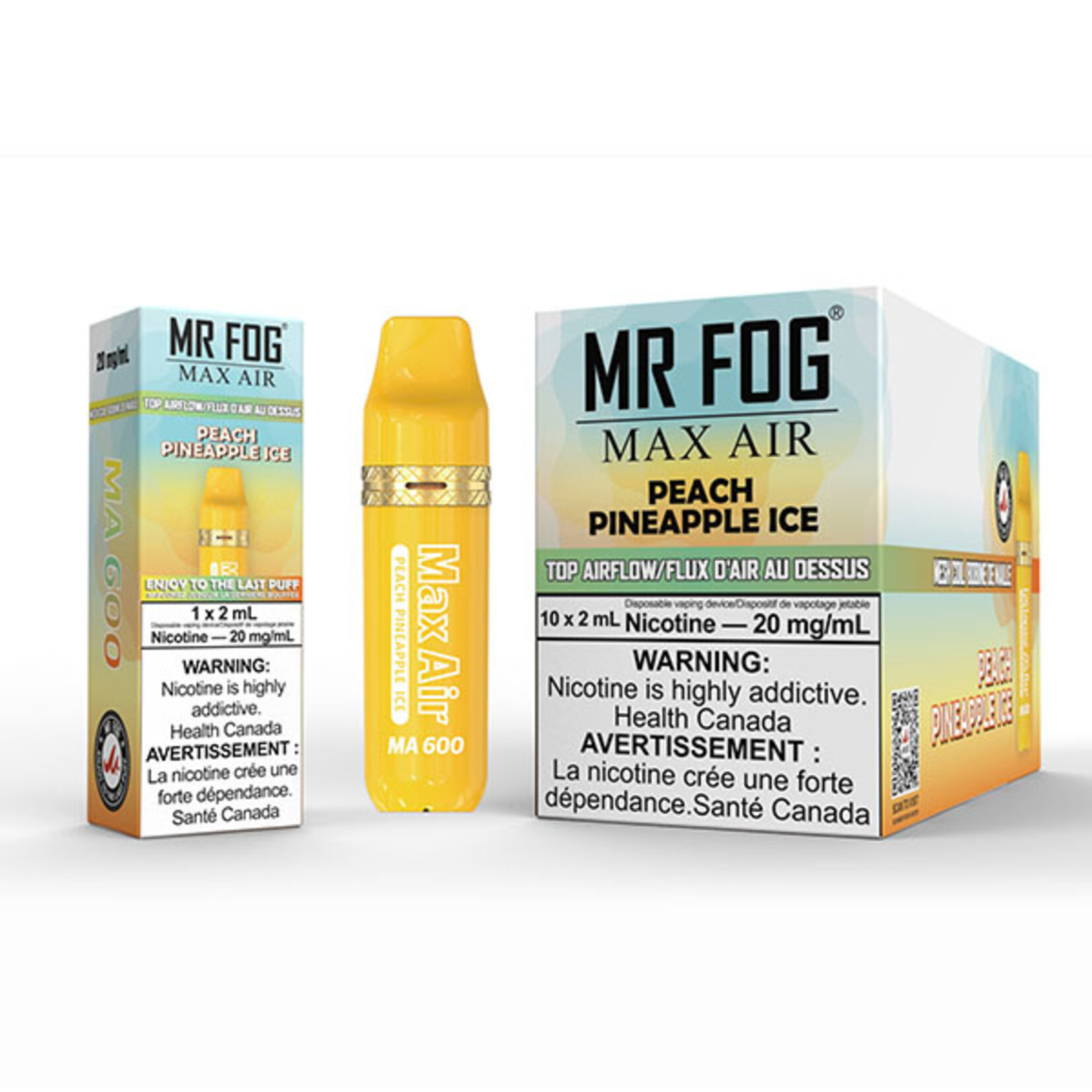 MR FOG MAM02 - MR FOG MA600 Peach Pineapple Ice (Federal Stamp Only)