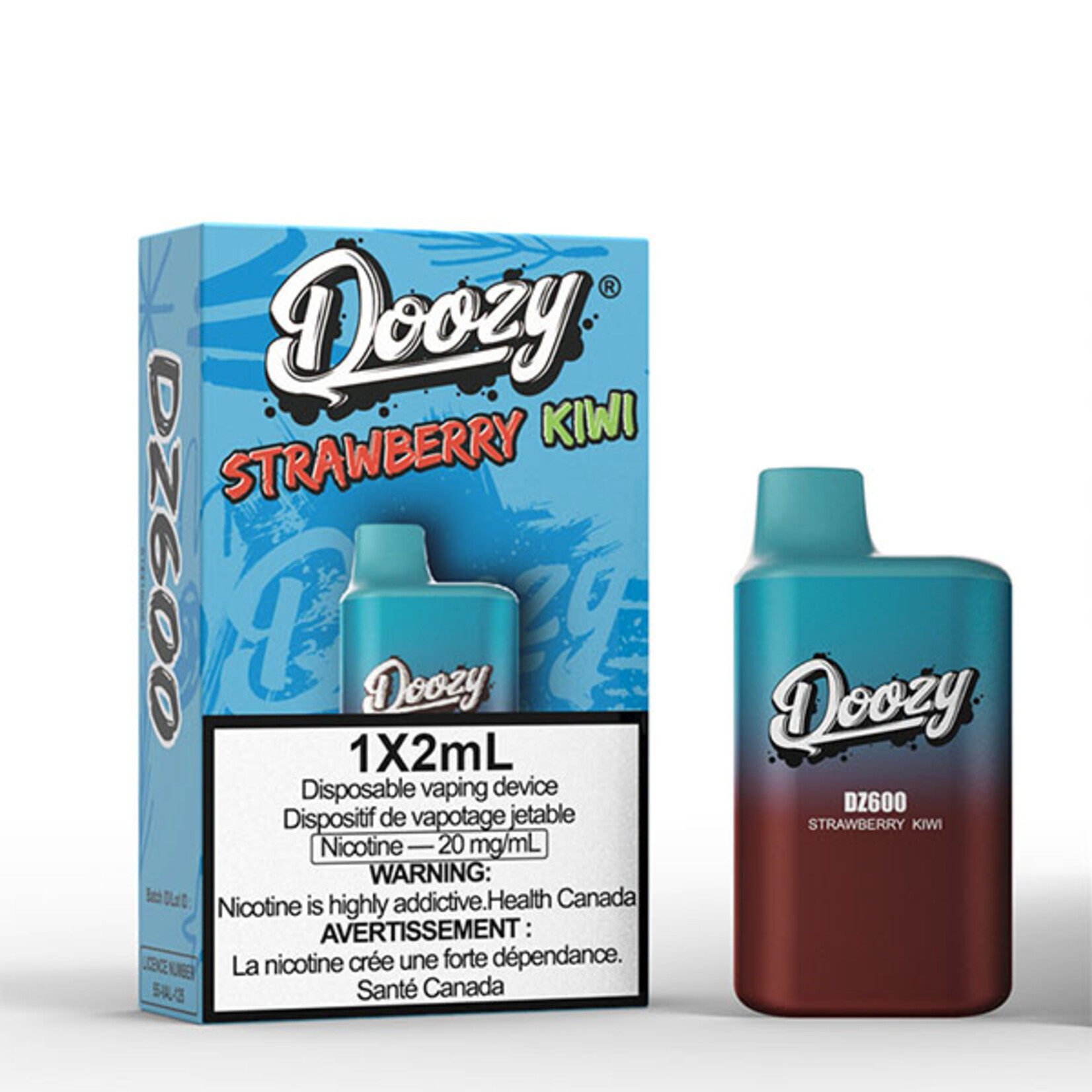 DOOZY DZM23 - DOOZY DZ600 600 PUFFS Strawberry Kiwi