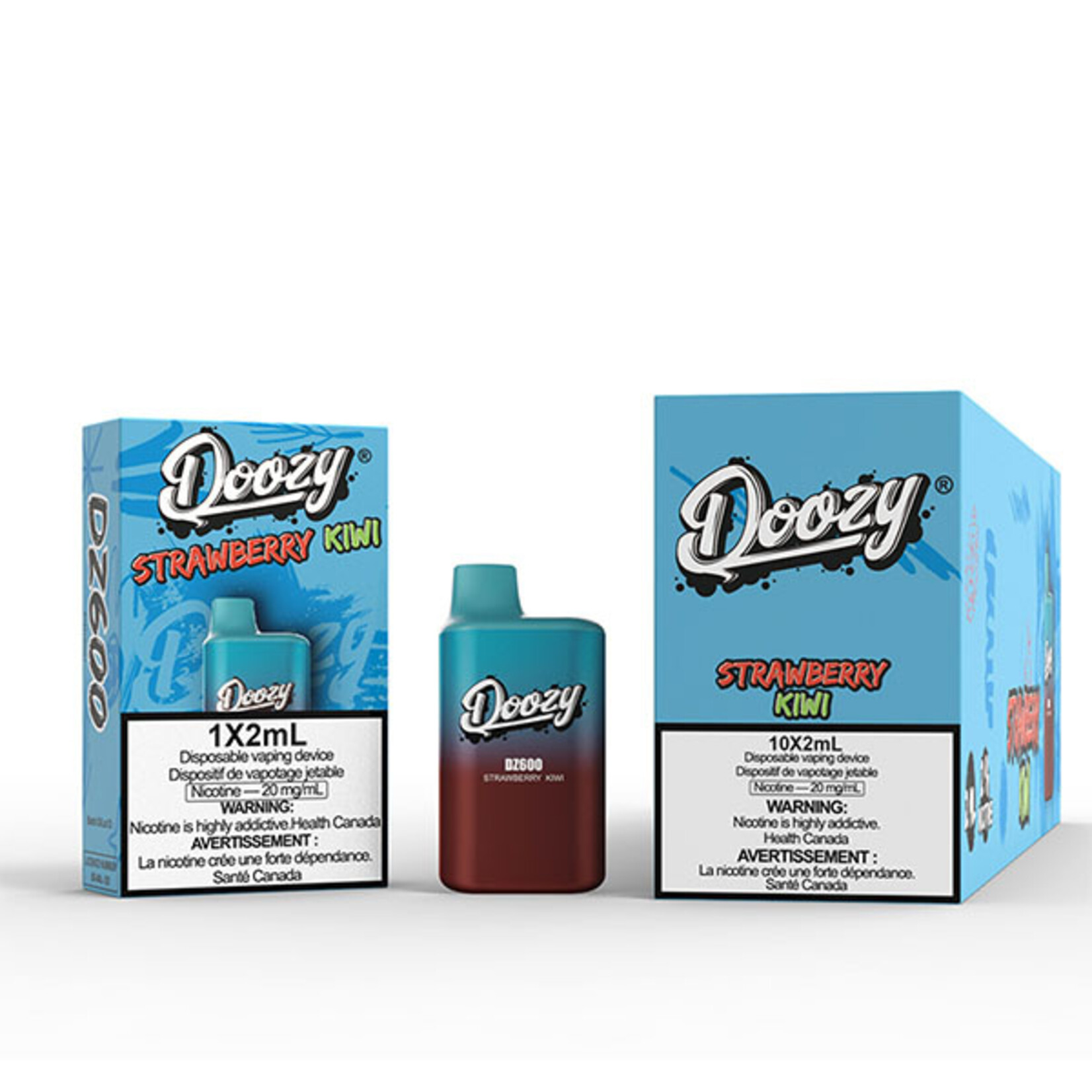 DOOZY DZM23 - DOOZY DZ600 600 PUFFS Strawberry Kiwi