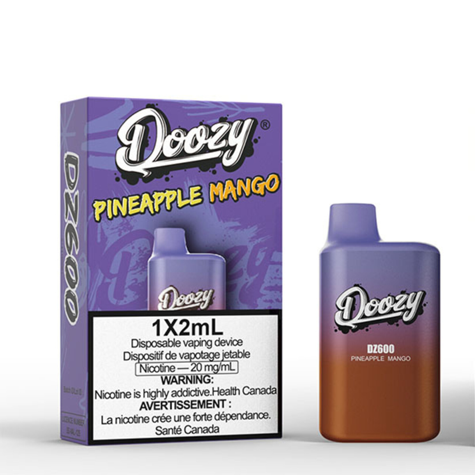 DOOZY DZM20 - DOOZY DZ600 600 PUFFS Pineapple Mango