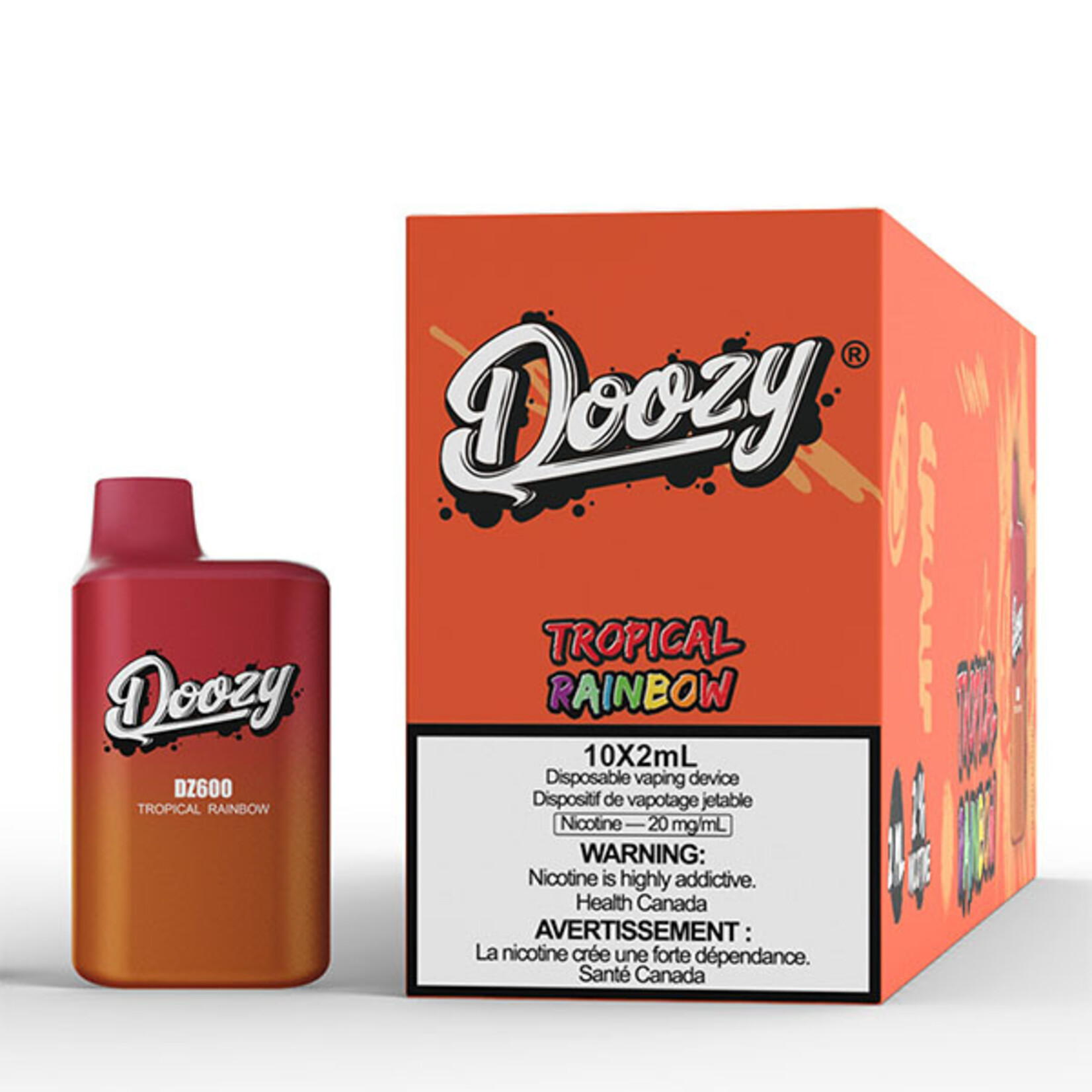DOOZY DZM19 - DOOZY DZ600 600 PUFFS Tropical Rainbow (Federal Stamp Only)