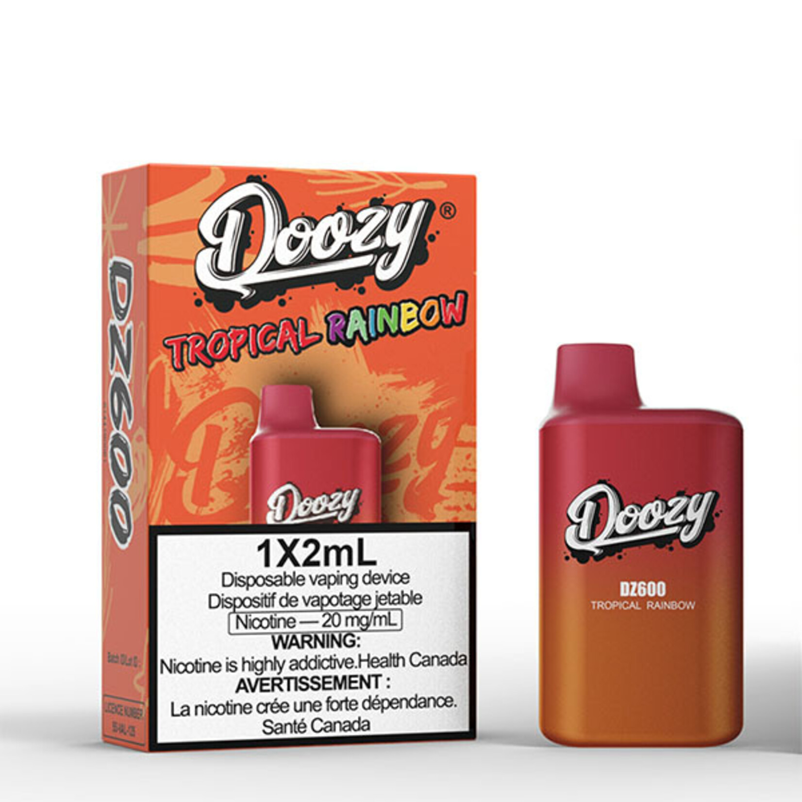 DOOZY DZM19 - DOOZY DZ600 600 PUFFS Tropical Rainbow (Federal Stamp Only)