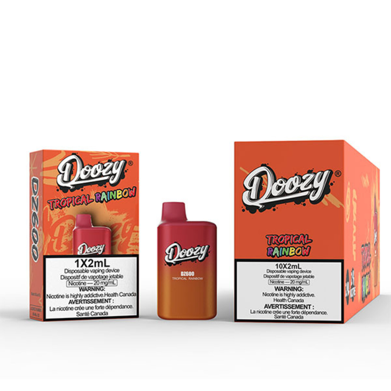 DOOZY DZM19 - DOOZY DZ600 600 PUFFS Tropical Rainbow (Federal Stamp Only)