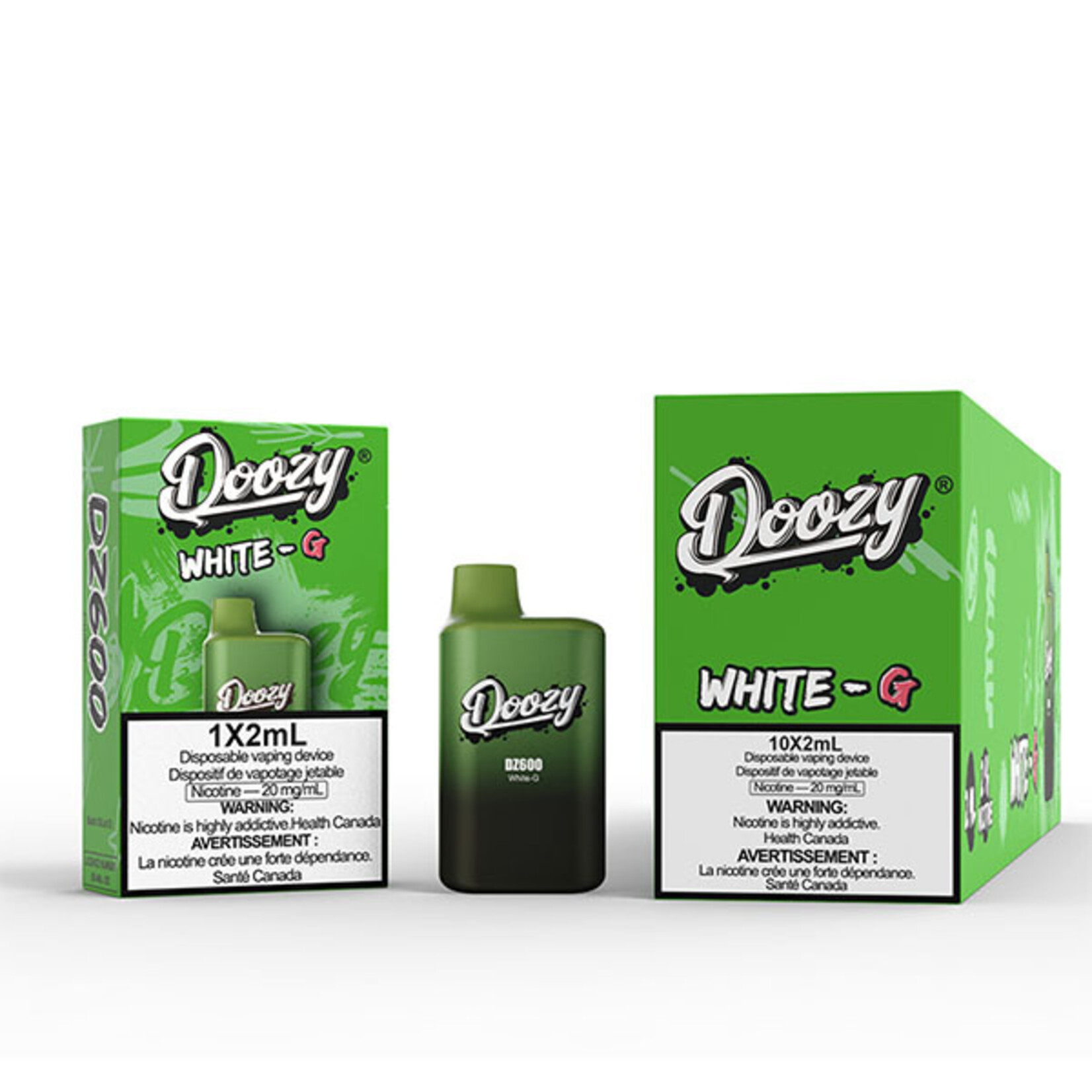 DOOZY DZM18 - DOOZY DZ600 600 PUFFS White-G (Federal Stamp Only)