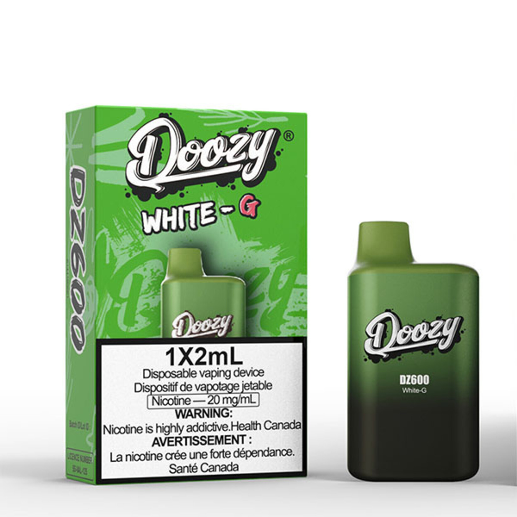 DOOZY DZM18 - DOOZY DZ600 600 PUFFS White-G (Federal Stamp Only)