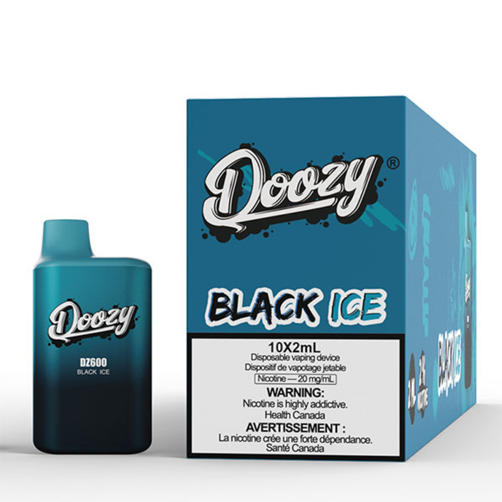 DOOZY DZM17 - DOOZY DZ600 600 PUFFS Black Ice (Federal Stamp Only)