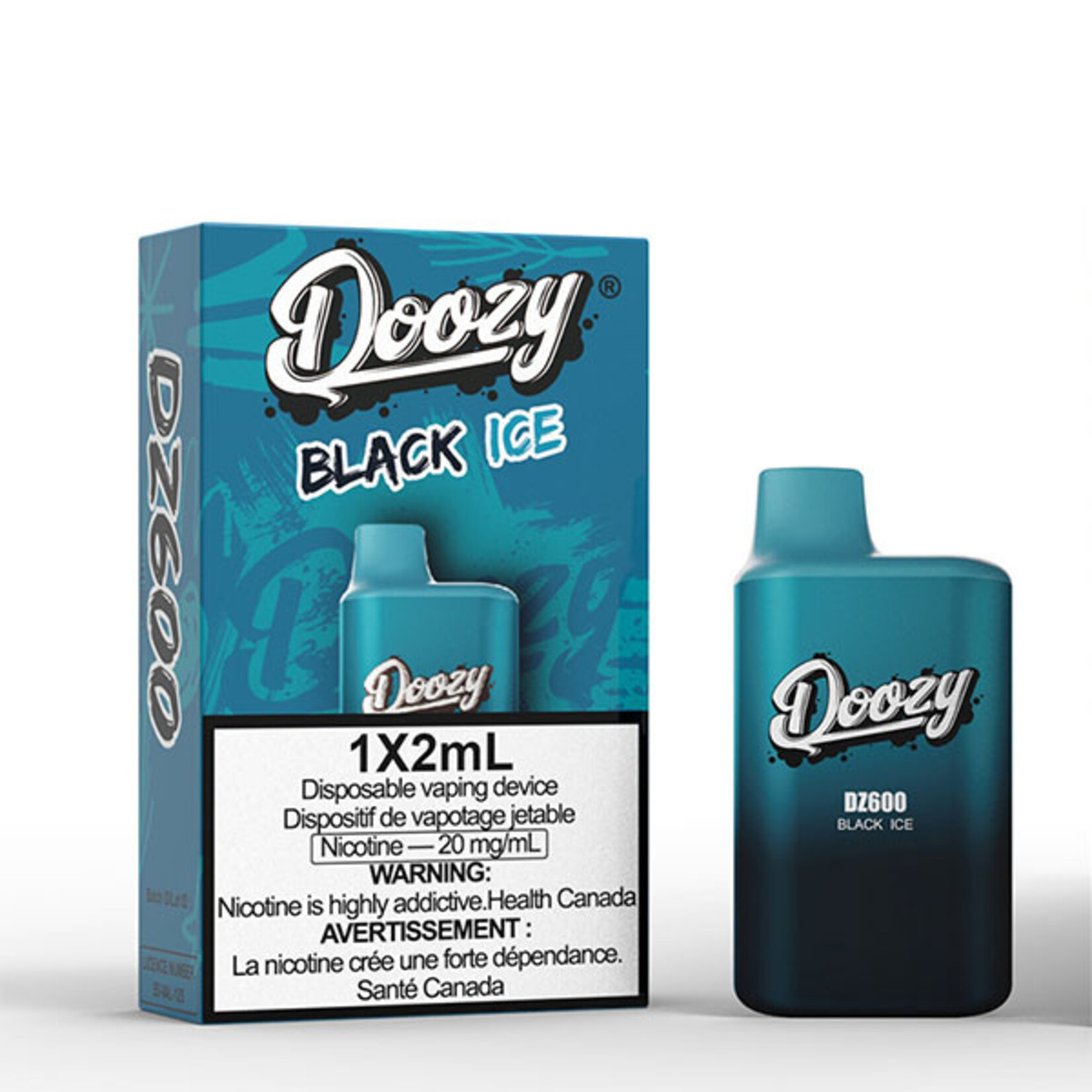 DOOZY DZM17 - DOOZY DZ600 600 PUFFS Black Ice (Federal Stamp Only)