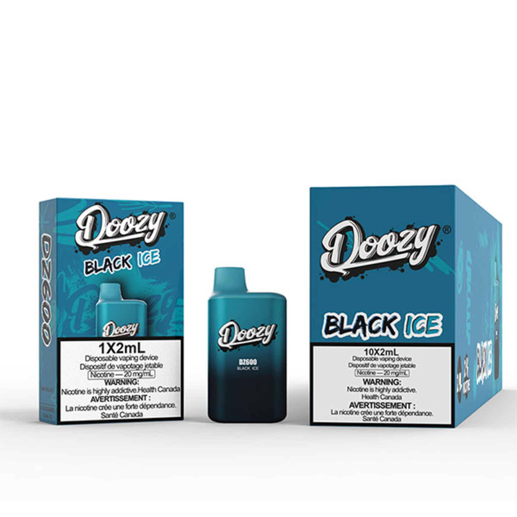 DOOZY DZM17 - DOOZY DZ600 600 PUFFS Black Ice (Federal Stamp Only)