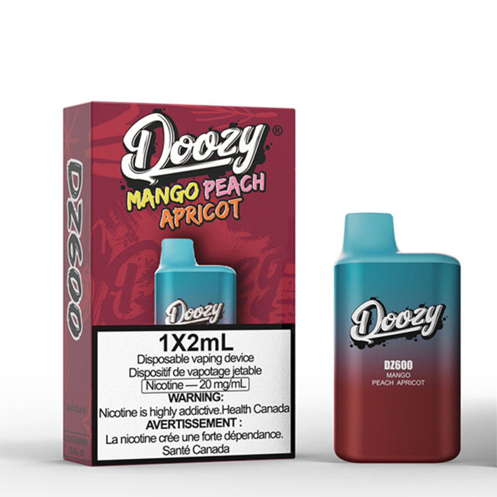 DOOZY DZM16 - DOOZY DZ600 600 PUFFS Mango Peach Apricot