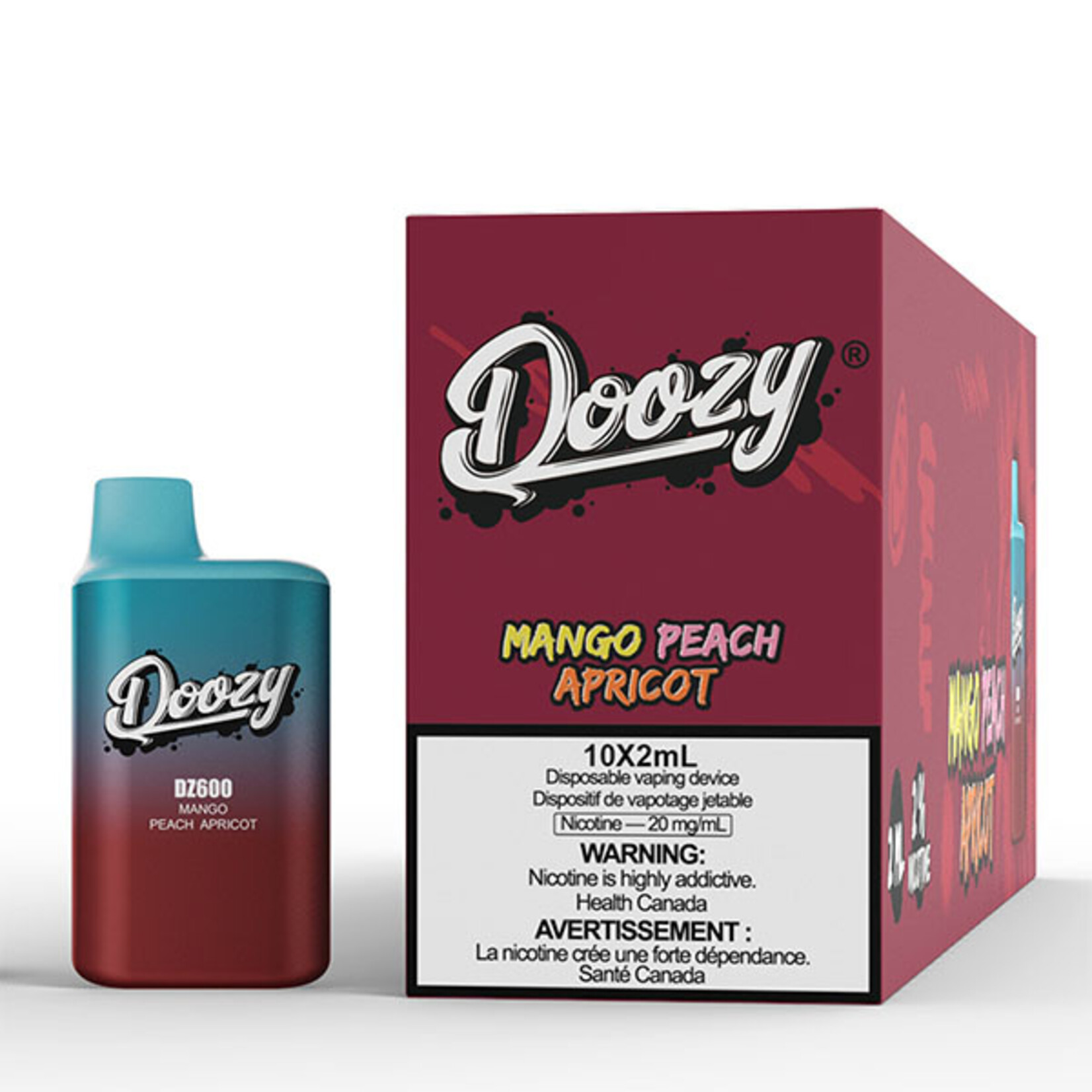 DOOZY DZM16 - DOOZY DZ600 600 PUFFS Mango Peach Apricot