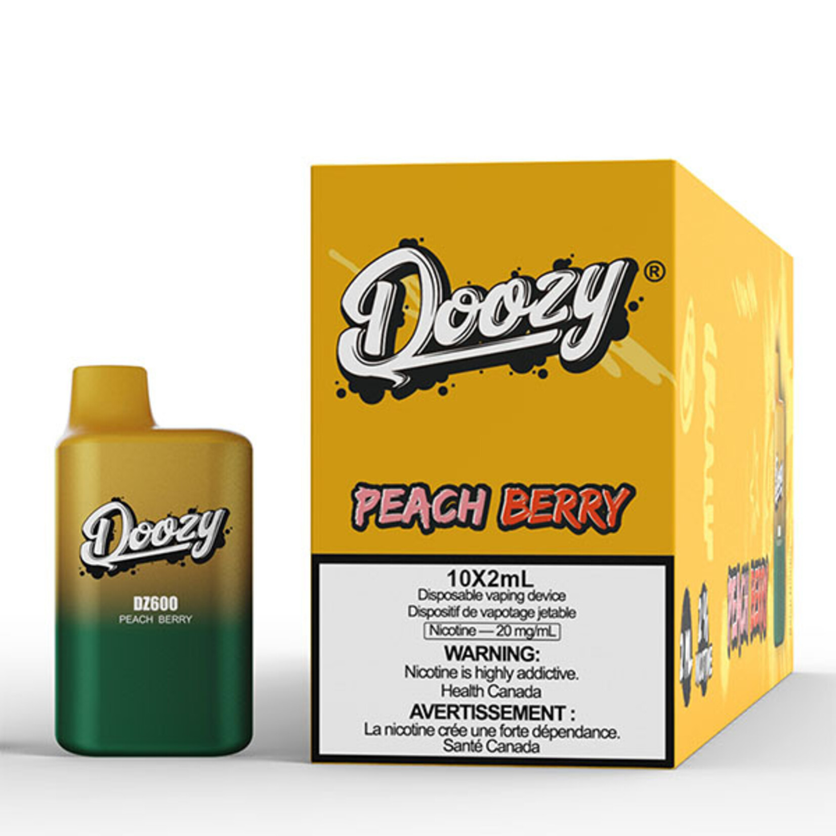 DOOZY DZM15 - DOOZY DZ600 600 PUFFS Peach Berry (Federal Stamp Only)