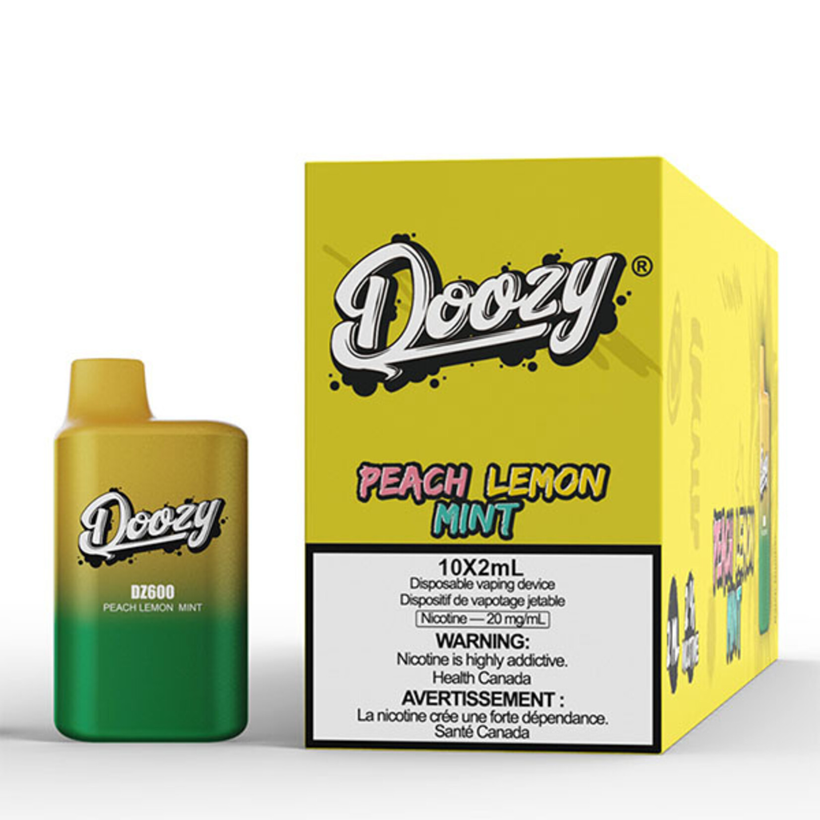 DOOZY DZM14 - DOOZY DZ600 600 PUFFS Peach Lemon Mint