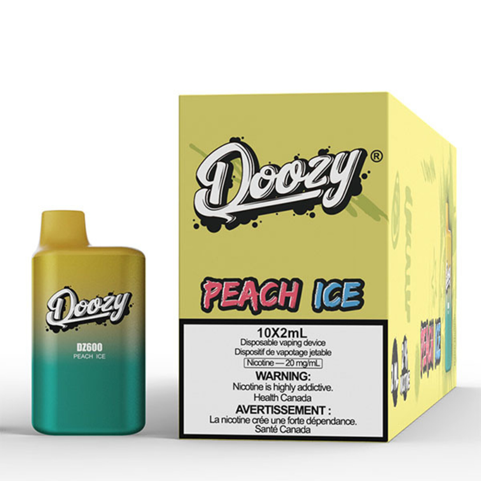 DOOZY DZM13 - DOOZY DZ600 600 PUFFS Peach Ice (Federal Stamp Only)