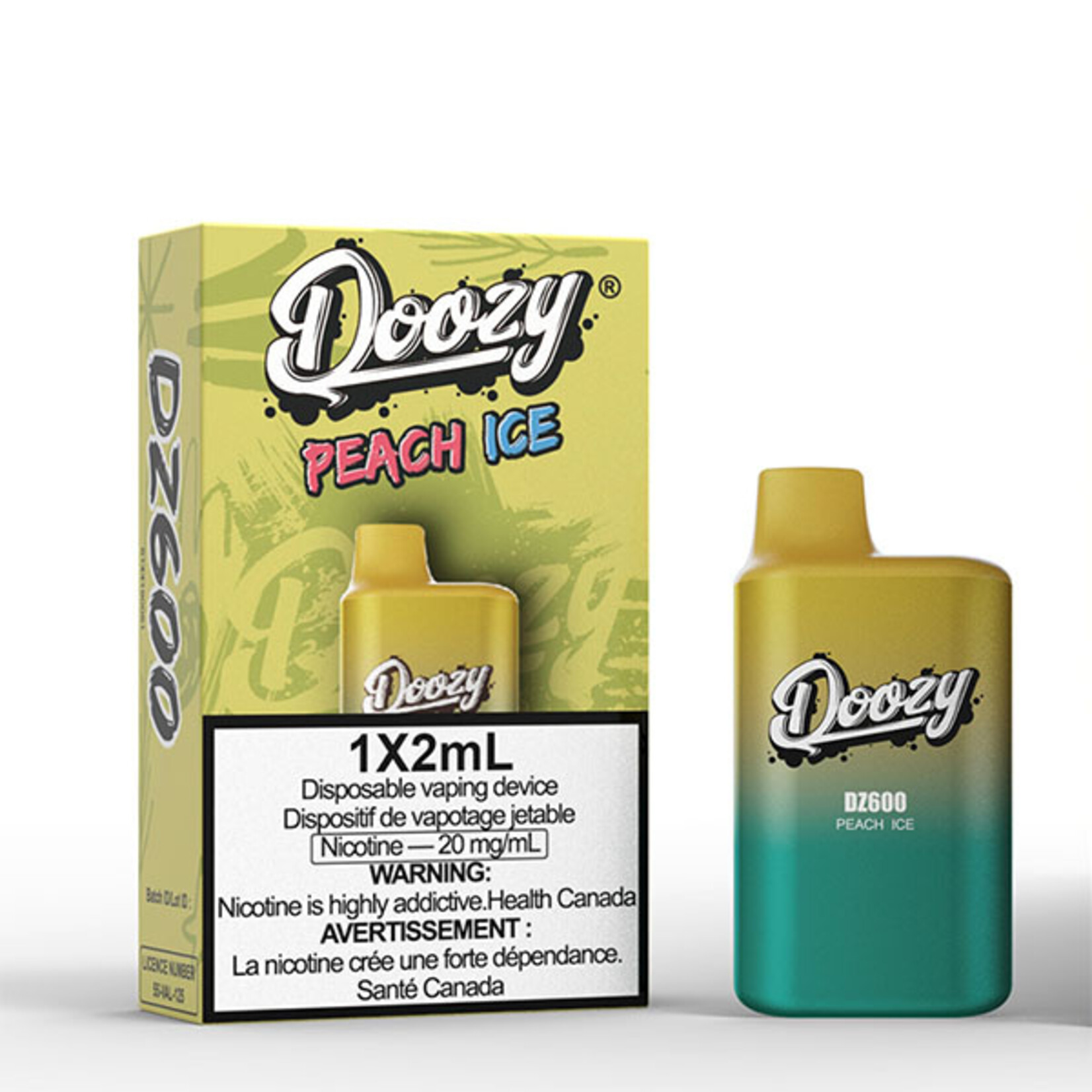 DOOZY DZM13 - DOOZY DZ600 600 PUFFS Peach Ice (Federal Stamp Only)
