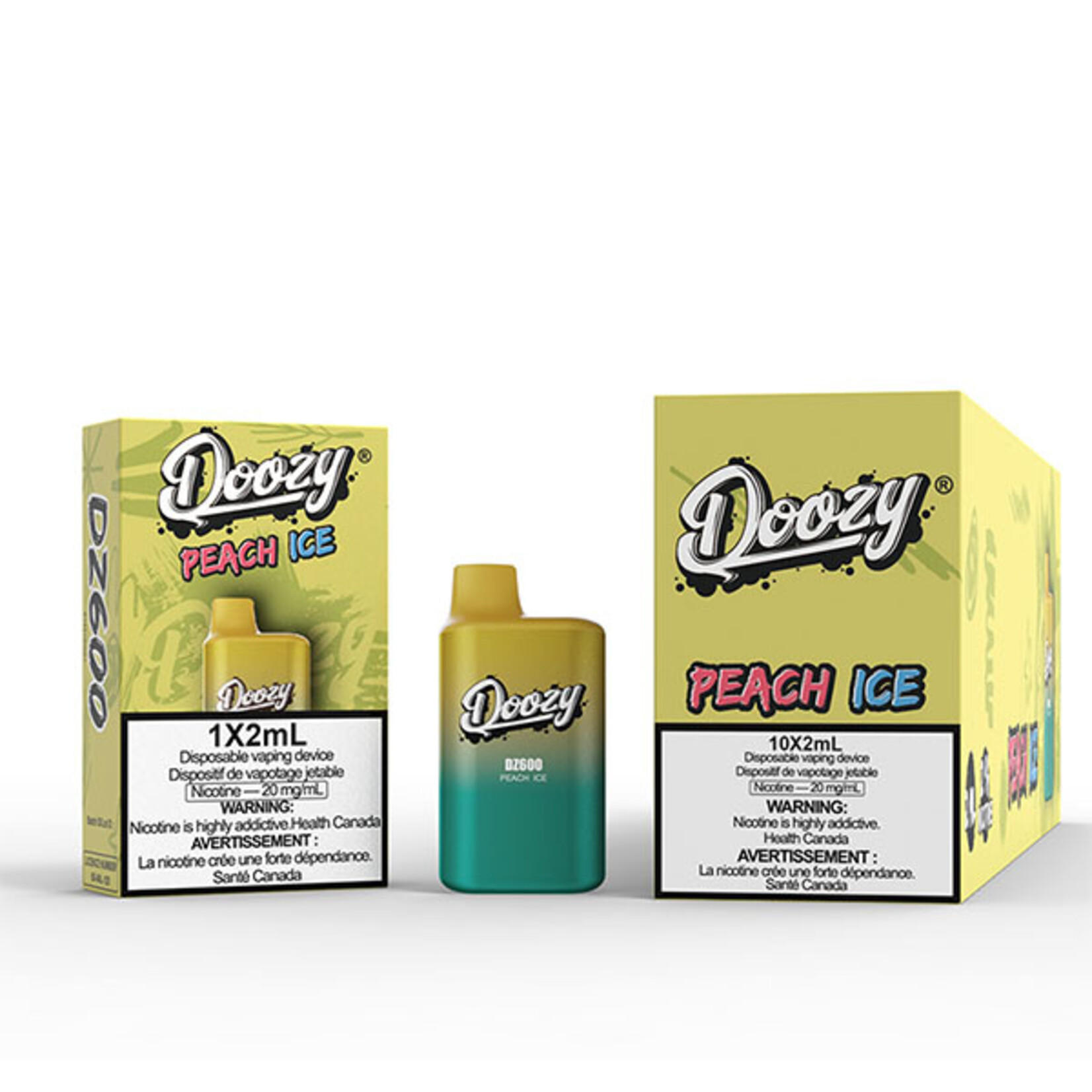 DOOZY DZM13 - DOOZY DZ600 600 PUFFS Peach Ice (Federal Stamp Only)