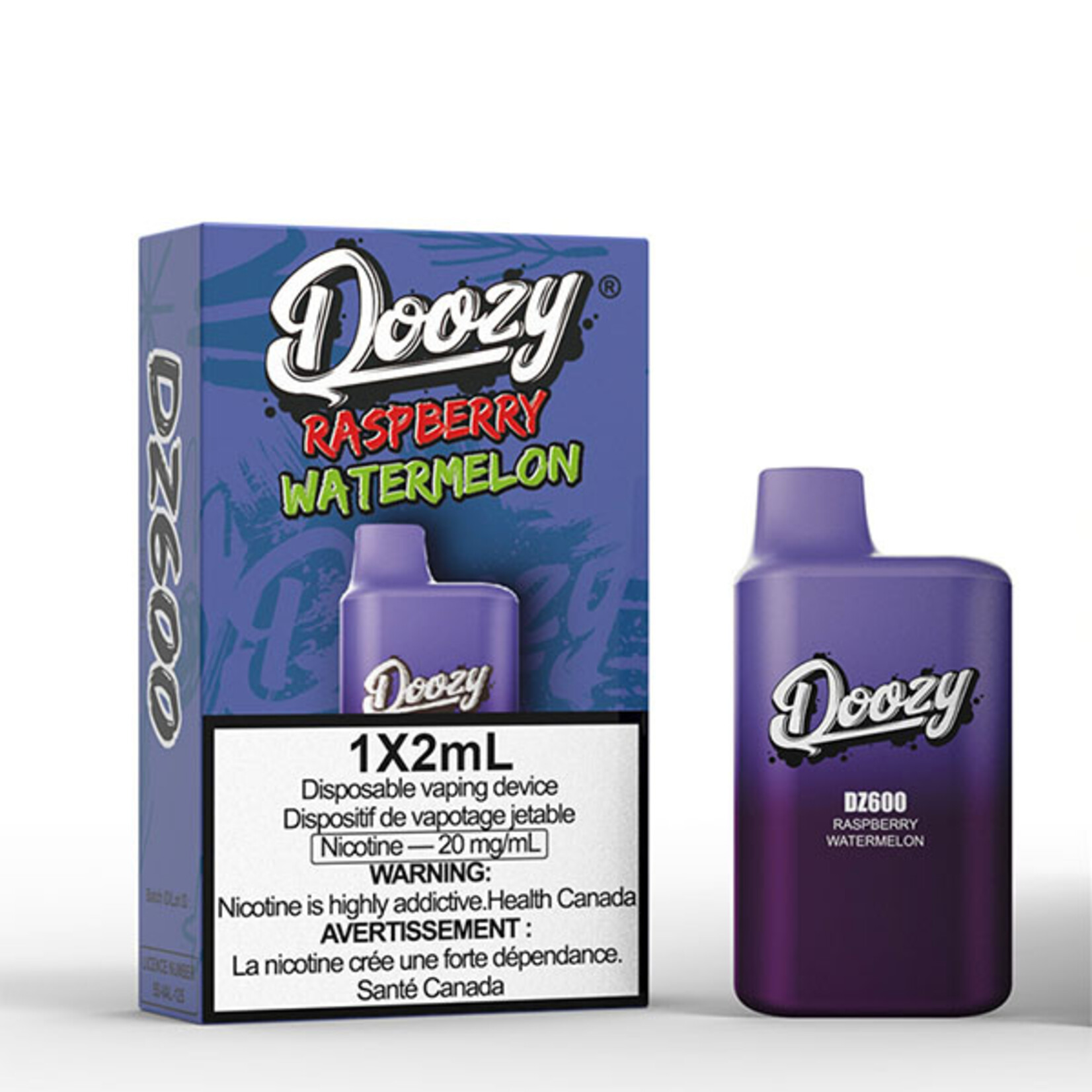 DOOZY DZM12 - DOOZY DZ600 600 PUFFS Raspberry Watermelon