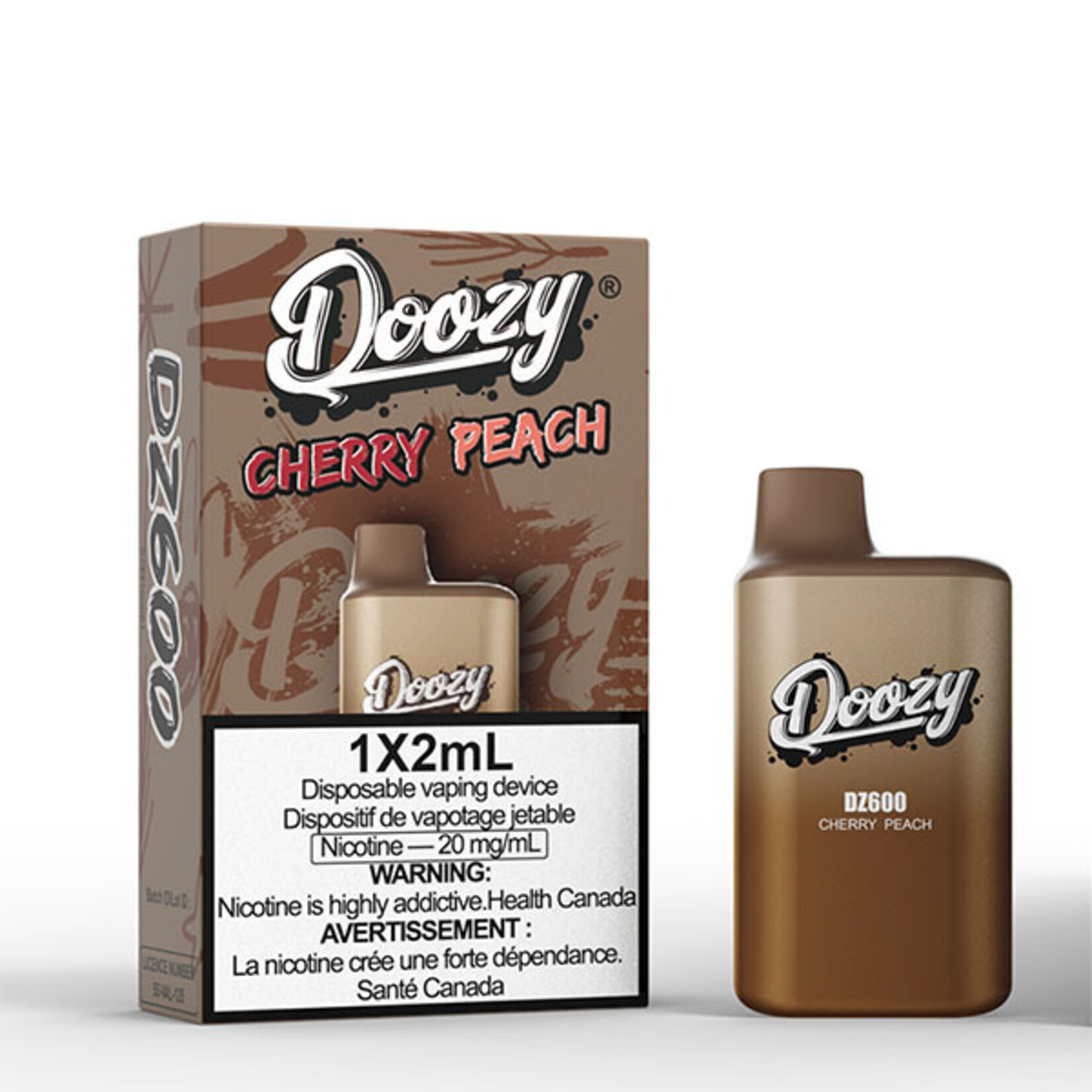 DOOZY DZM10 - DOOZY DZ600 600 PUFFS Cherry Peach