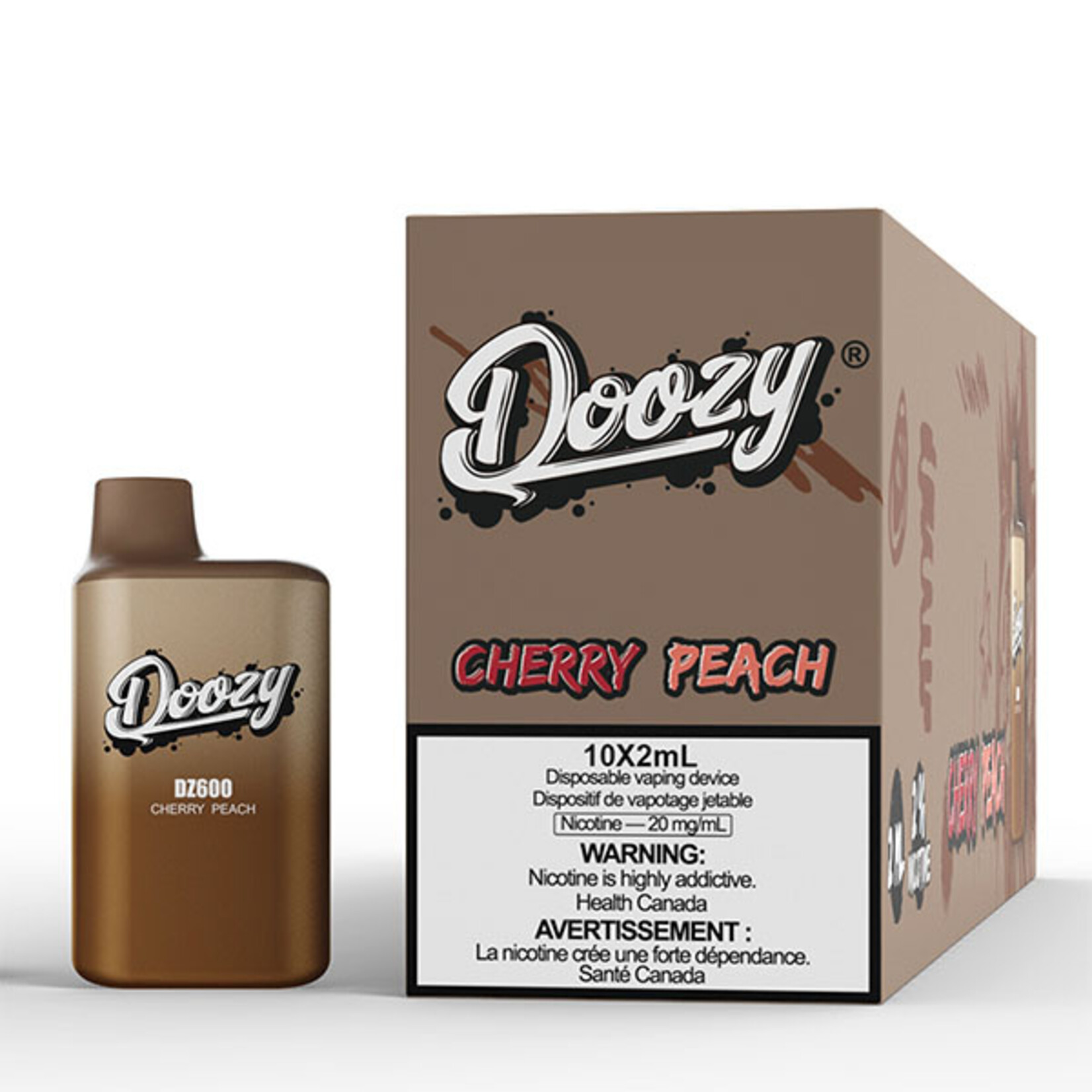 DOOZY DZM10 - DOOZY DZ600 600 PUFFS Cherry Peach