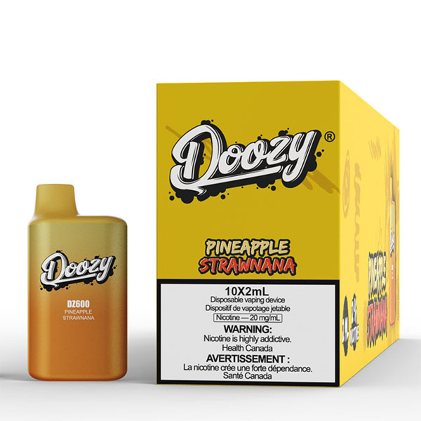 DOOZY DZM08 - DOOZY DZ600 600 PUFFS Pineapple Strawnana