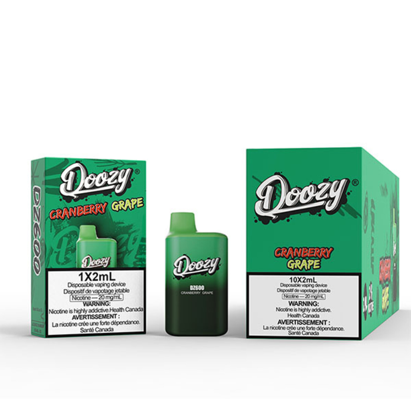 DOOZY DZM04 - DOOZY DZ600 600 PUFFS Cranberry Grape