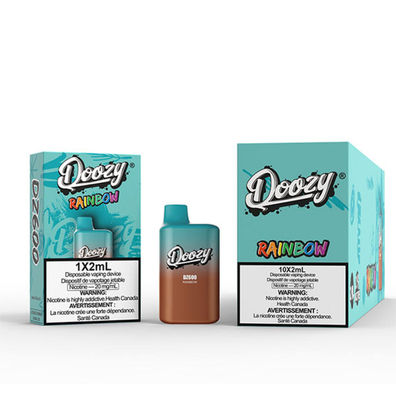 DOOZY DZM03 - DOOZY DZ600 600 PUFFS Rainbow (Federal Stamp Only)