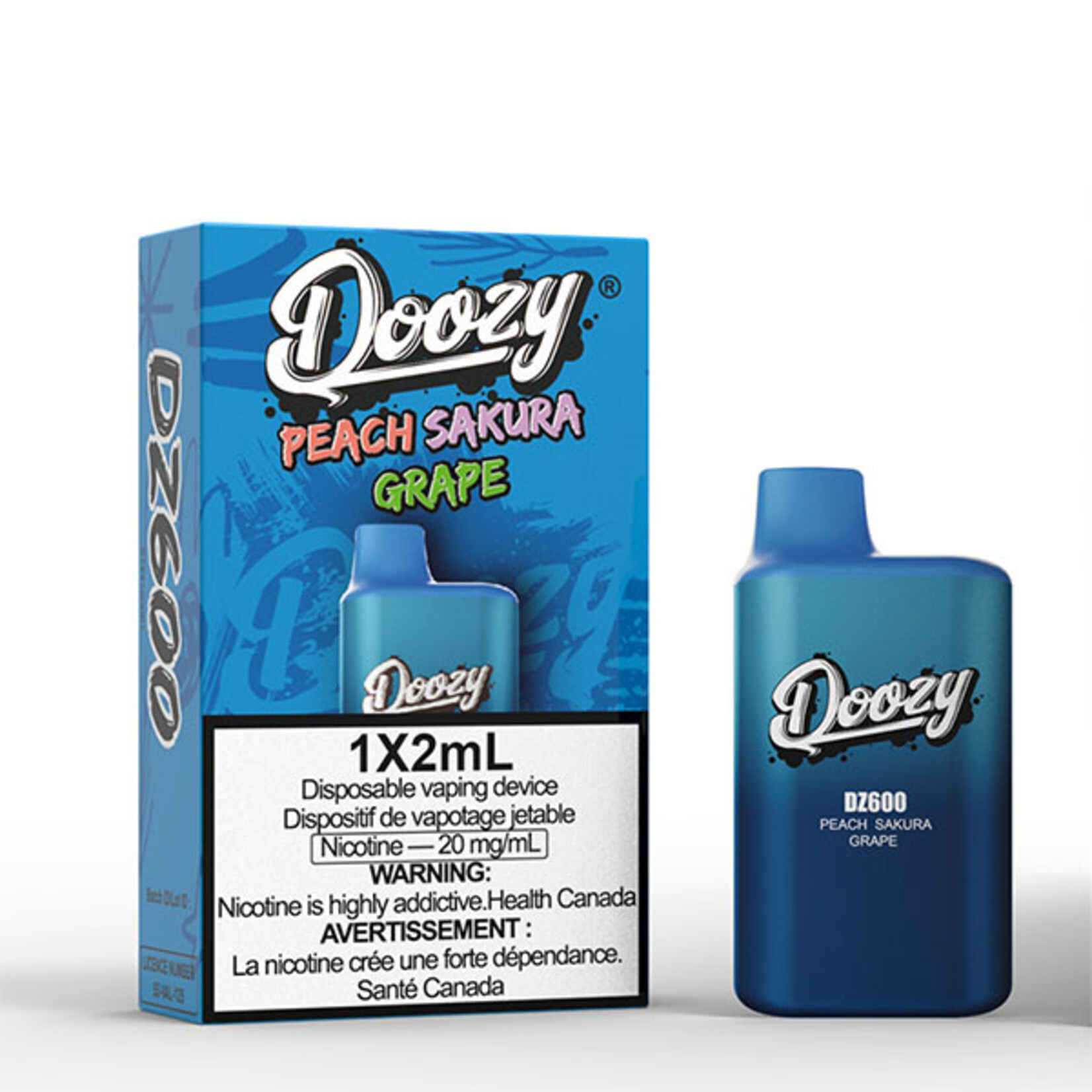 DOOZY DZM02 - DOOZY DZ600 600 PUFFS Peach Sakura Grape