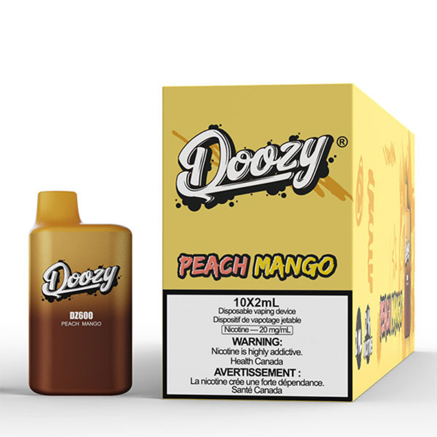 DOOZY DZM01 - DOOZY DZ600 600 PUFFS Peach Mango (Federal Stamp Only)