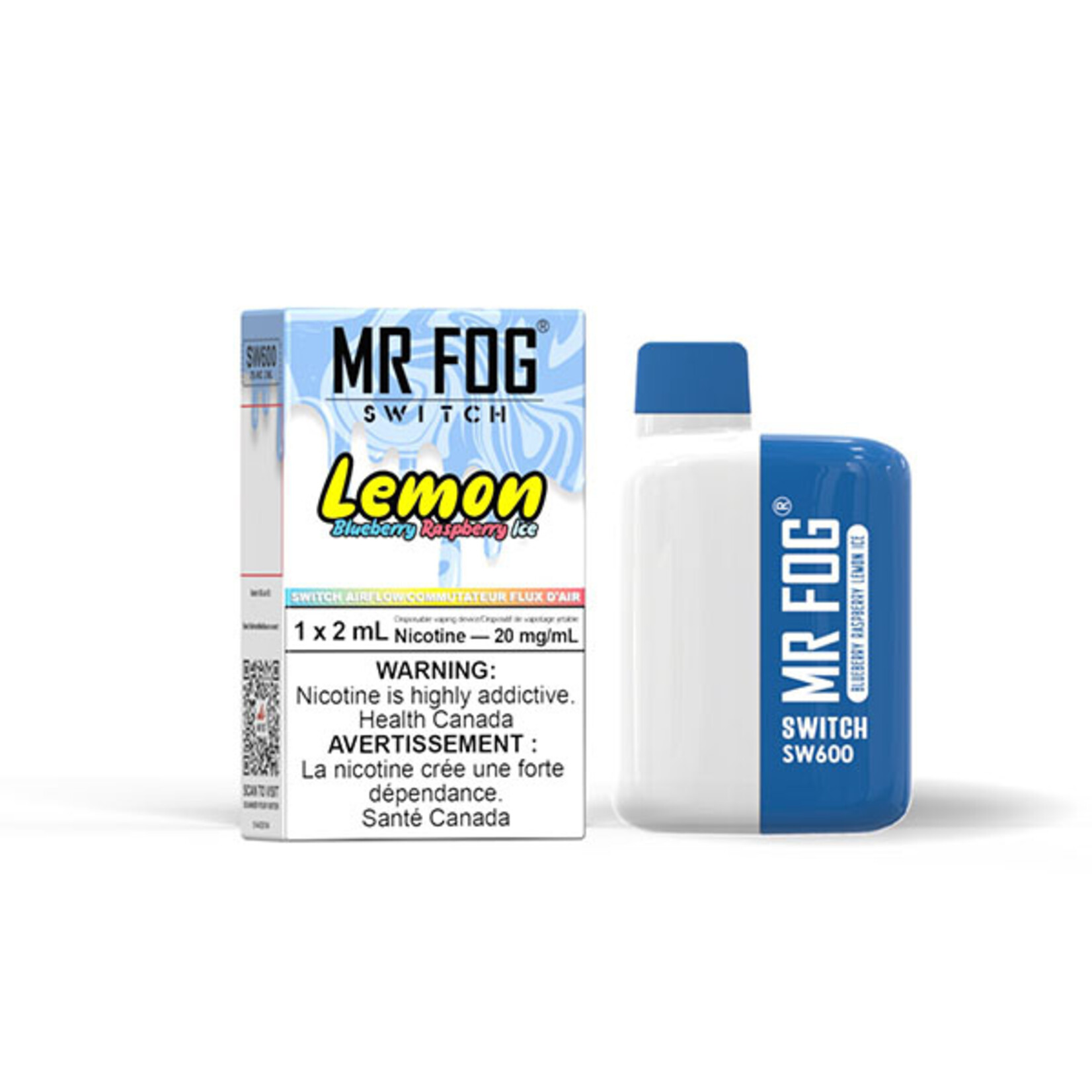 MR FOG SWM01 - MR FOG SW600 Blueberry Raspberry Lemon Ice
