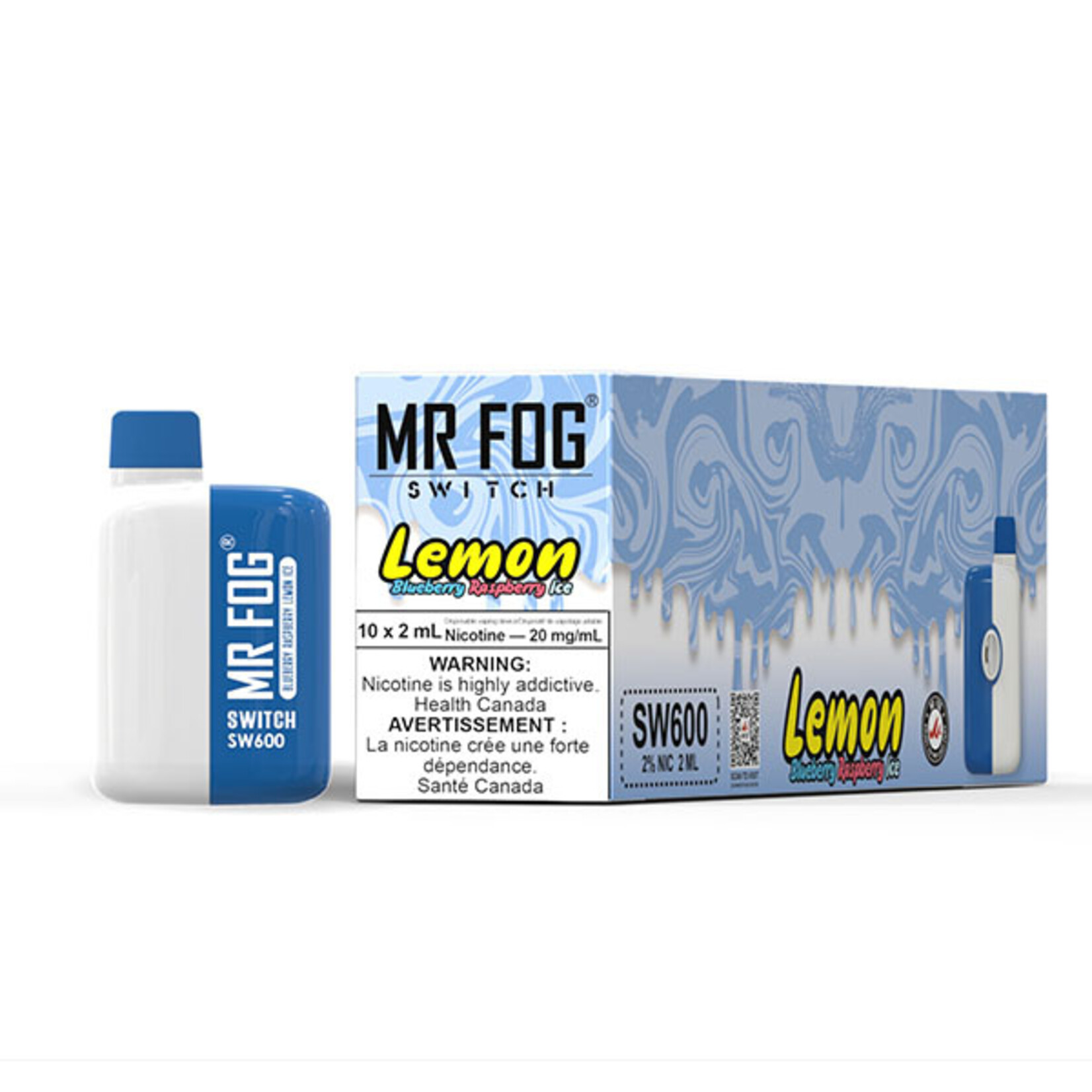 MR FOG SWM01 - MR FOG SW600 Blueberry Raspberry Lemon Ice