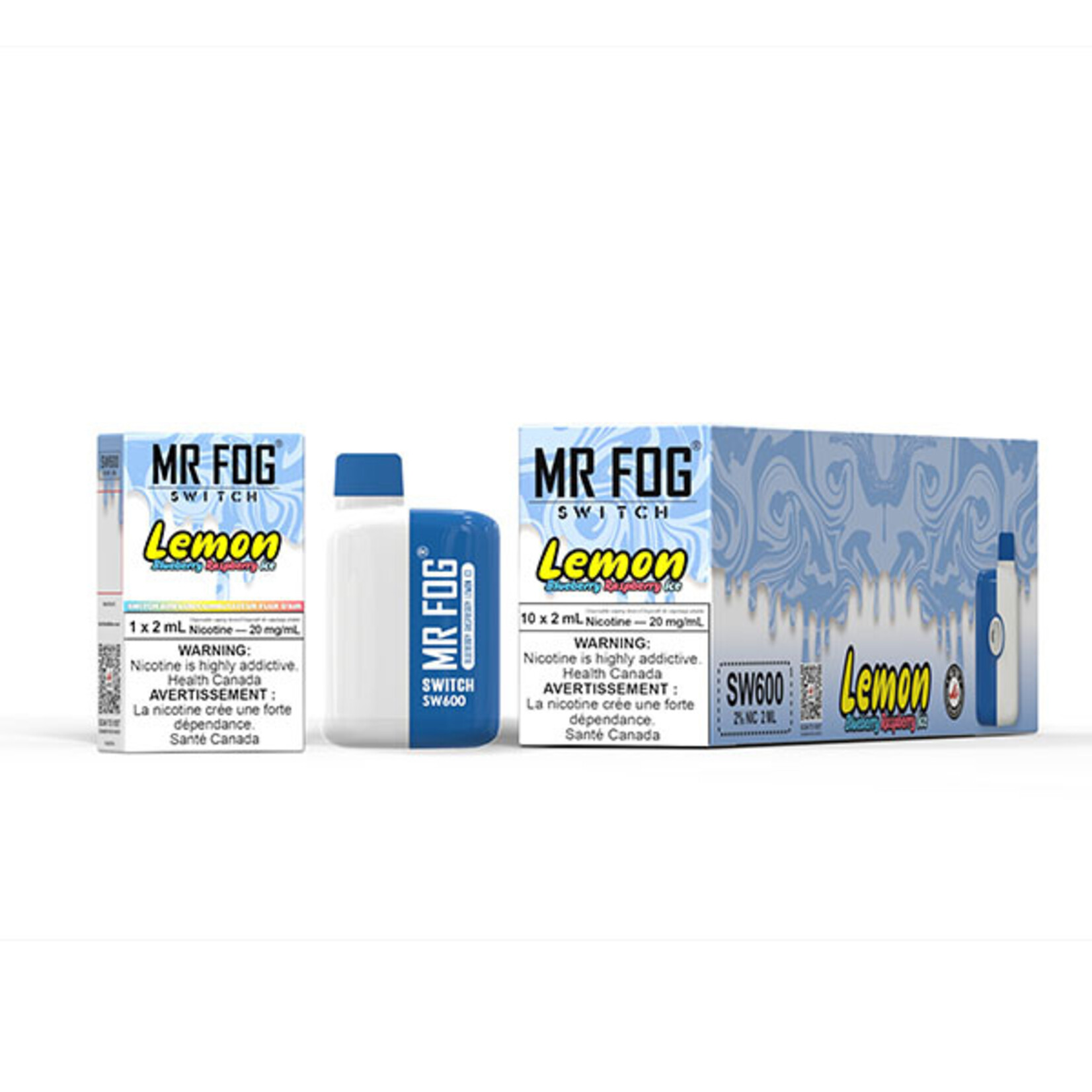 MR FOG SWM01 - MR FOG SW600 Blueberry Raspberry Lemon Ice
