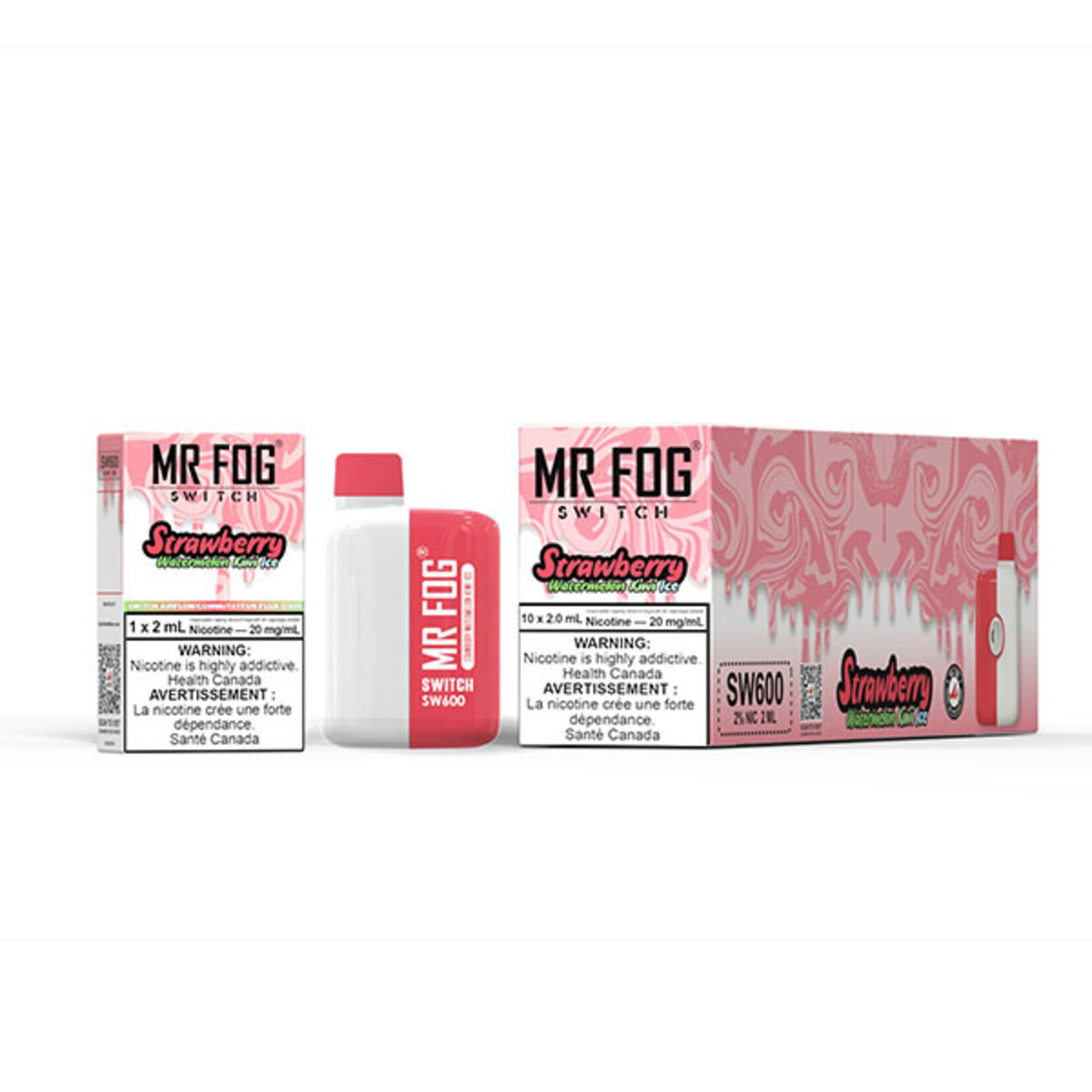 MR FOG SWM02 - MR FOG SW600 Strawberry Watermelon Kiwi Ice