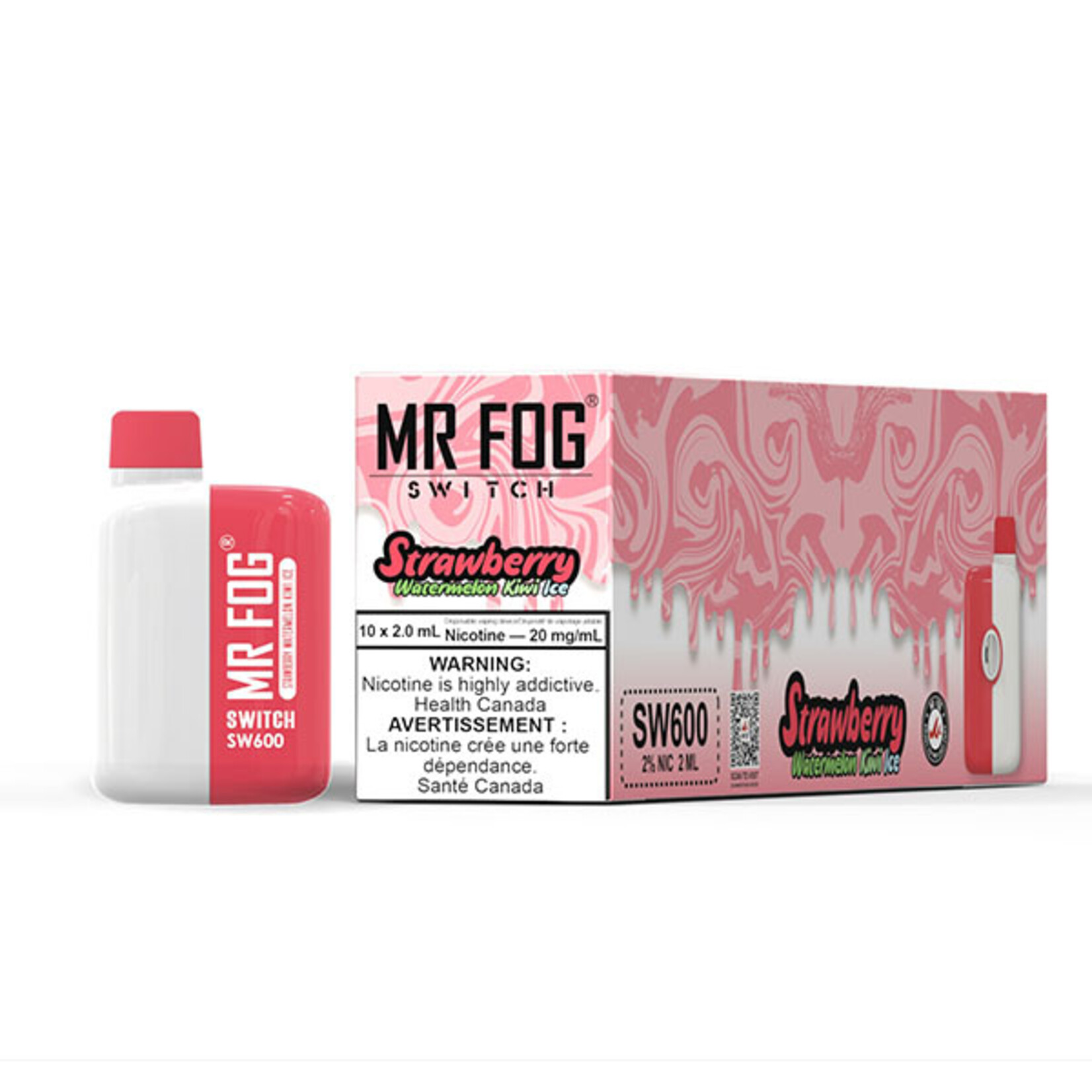 MR FOG SWM02 - MR FOG SW600 Strawberry Watermelon Kiwi Ice