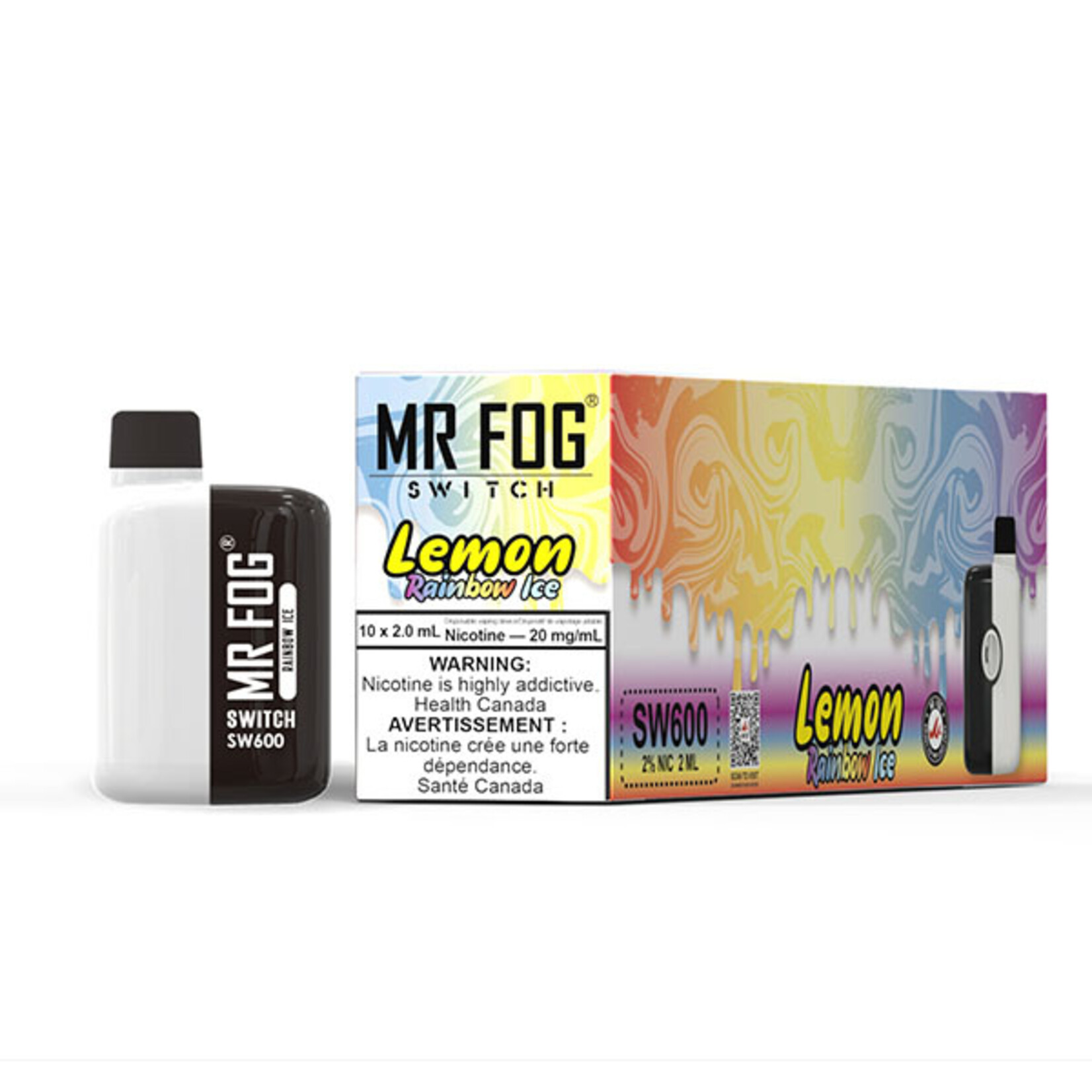 MR FOG SWM03 - MR FOG SW600 Lemon Rainbow  Ice (Federal Stamp Only)