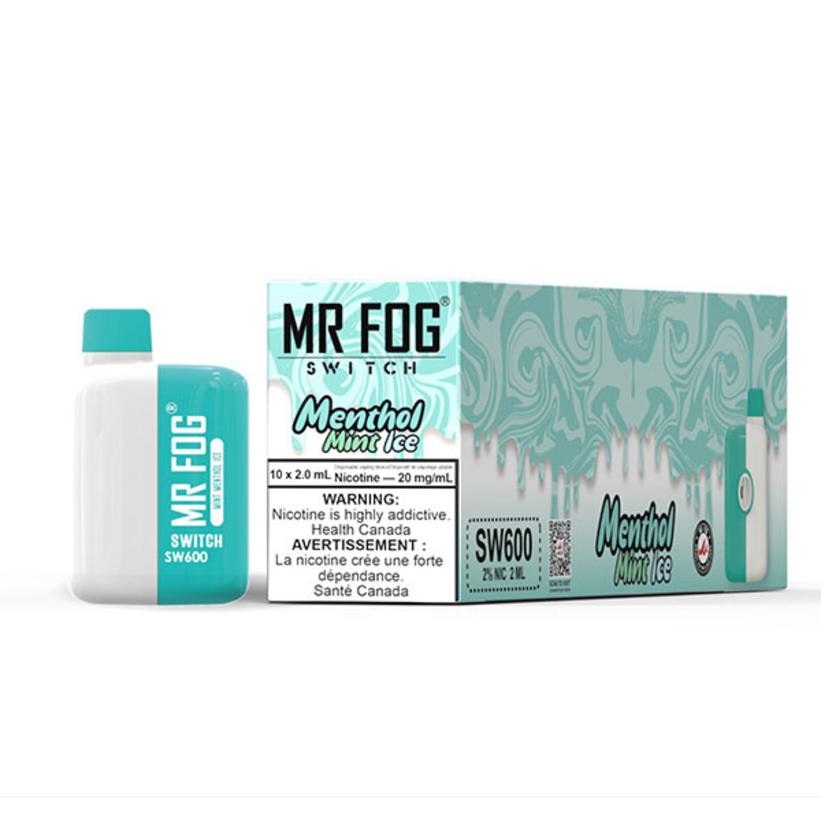 MR FOG SWM05 - MR FOG SW600 Mint Menthol Ice (Federal Stamp Only)