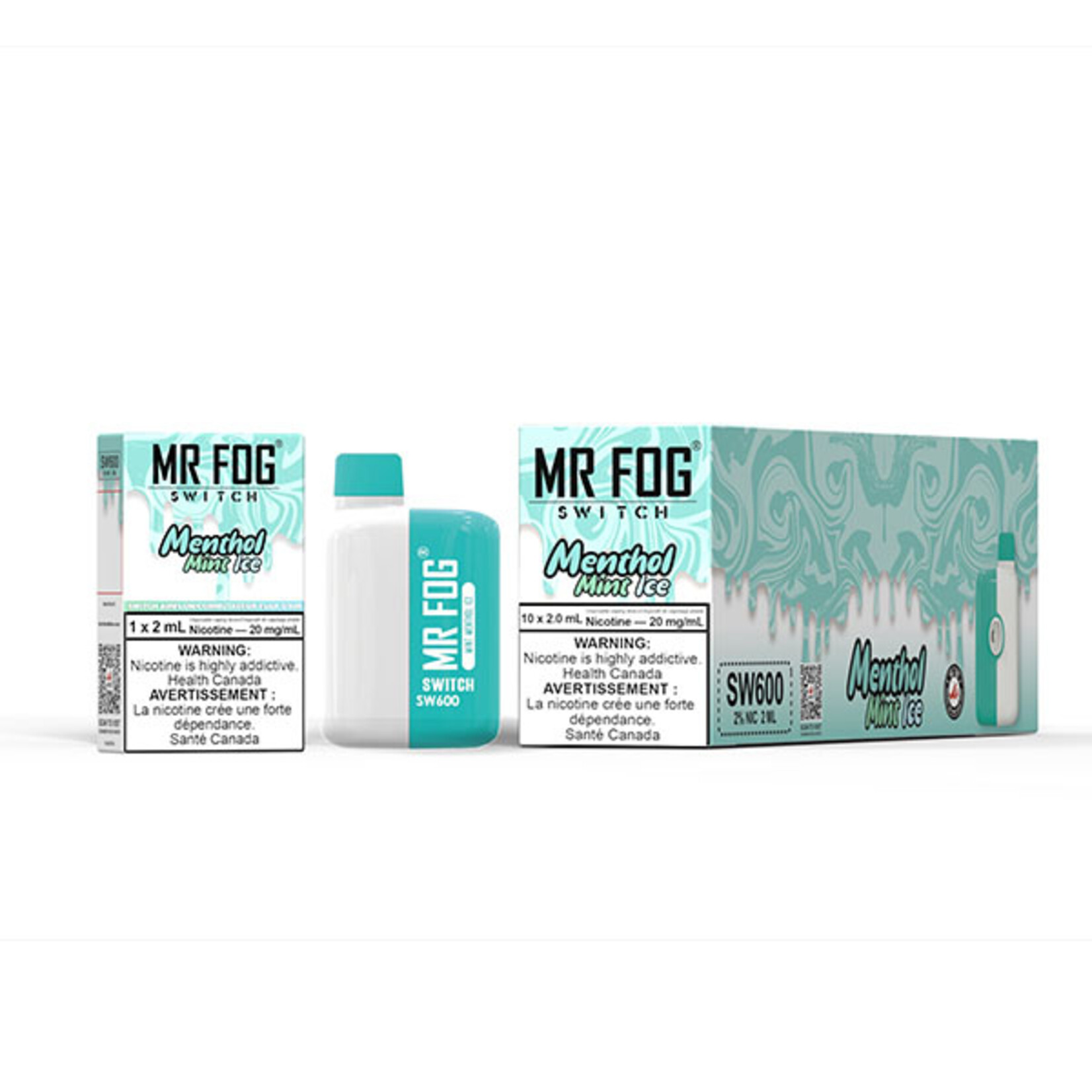 MR FOG SWM05 - MR FOG SW600 Mint Menthol Ice (Federal Stamp Only)